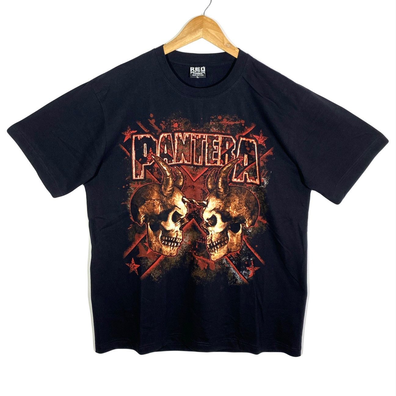 Rare Tee Shirt Metal Graphique Pantera Vintage Tops
