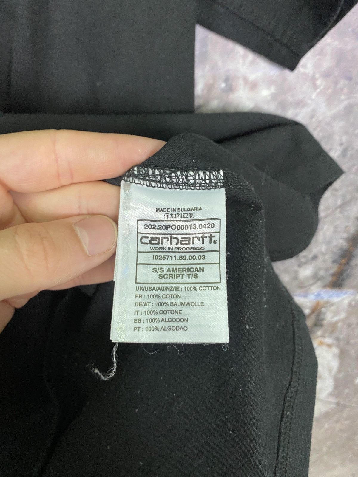 Carhartt × Carhartt Wip Men’s Carhartt Black T-Shirt Casual Size Medium Size US M / EU 48-50 / 2 - 7 Thumbnail