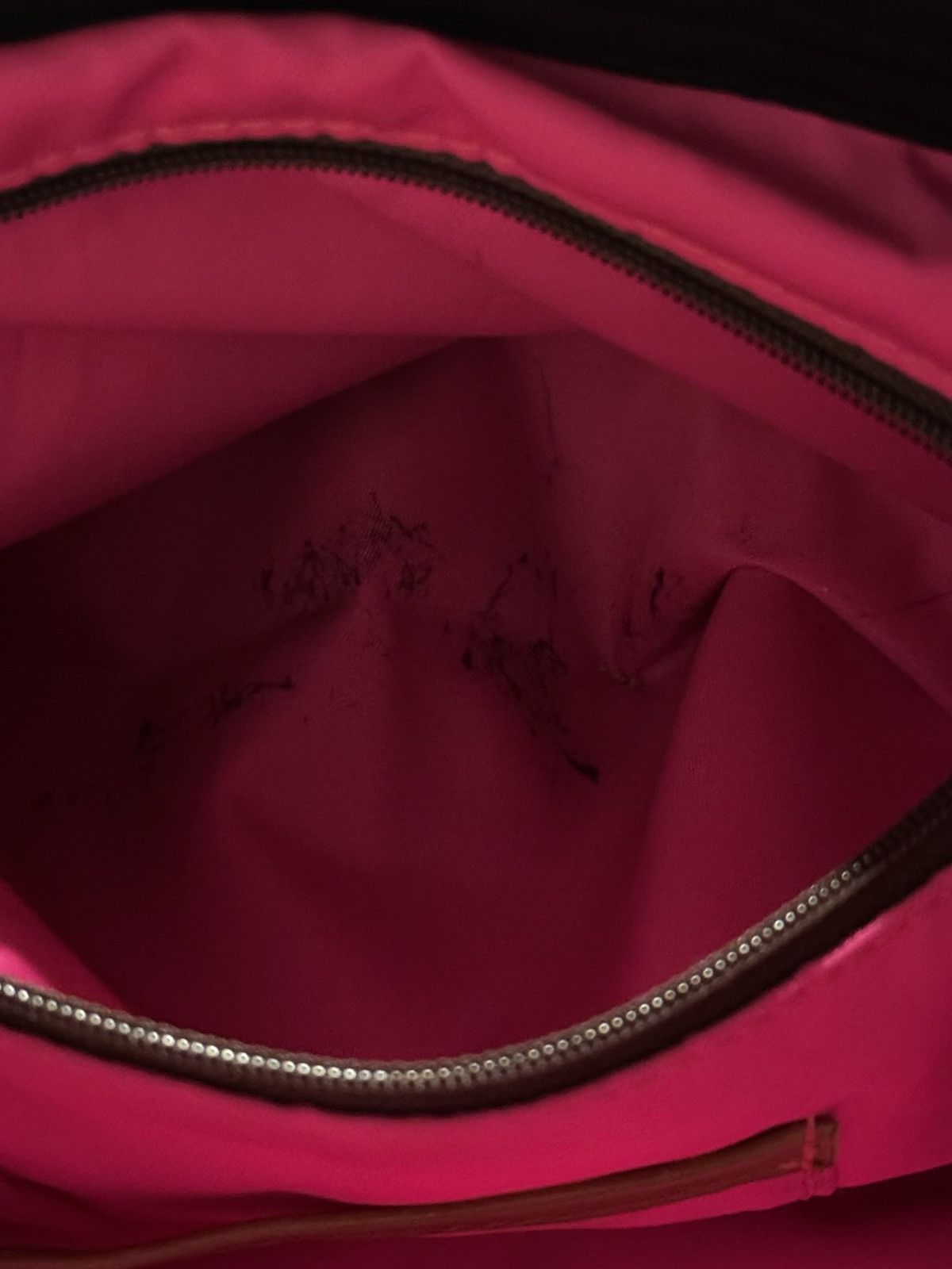 Dooney & Bourke Dooney & Bourke "Victoria" Black Nylon Shoulder Bag hot pink Size ONE SIZE - 9 Thumbnail