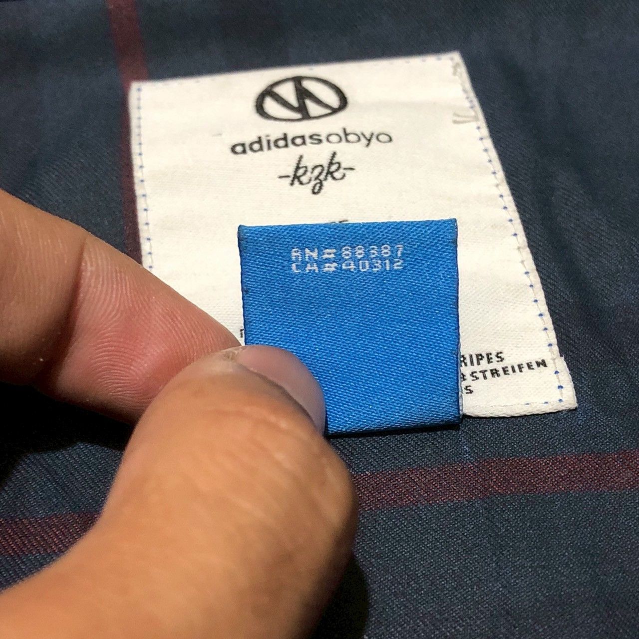 Adidas Adidas OBYO x KZK Kazuki Kuraishi Check Utility Jacket Size US S / EU 44-46 / 1 - 11 Thumbnail