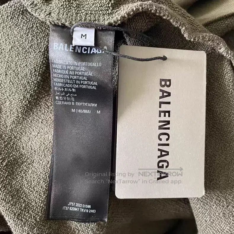 Balenciaga Balenciaga Wave Cola Hooded Sweatshirt Jacket Military Gre Size US M / EU 48-50 / 2 - 4 Thumbnail