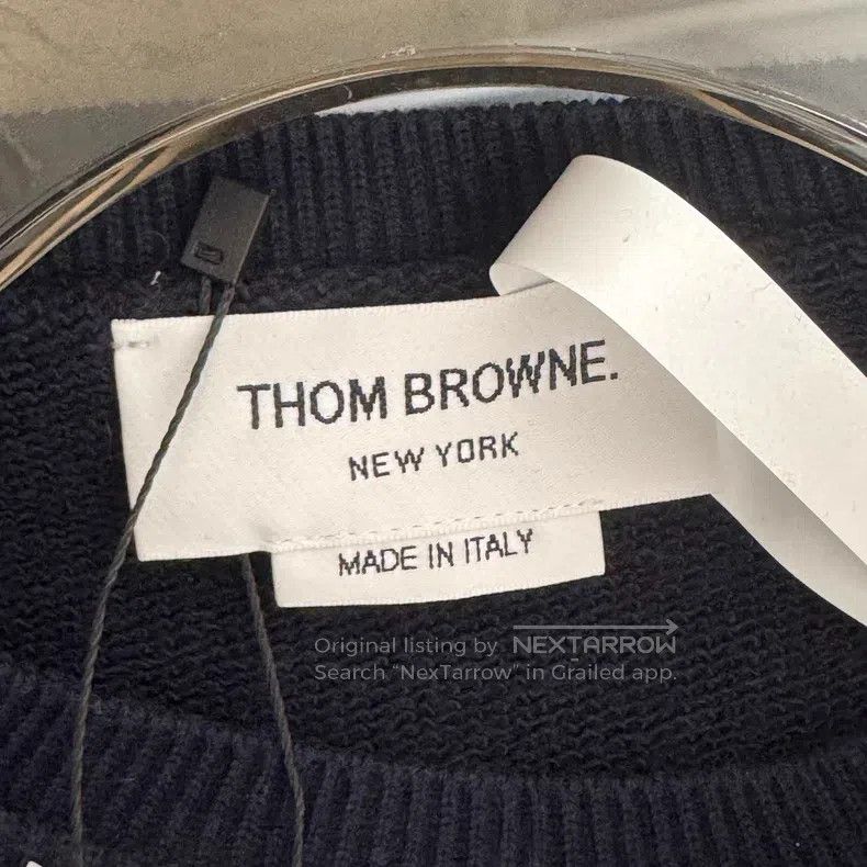 Thom Browne Thom Browne Navy Four Striped Sweatshirt Dress Size S / US 4 / IT 40 - 2 Thumbnail