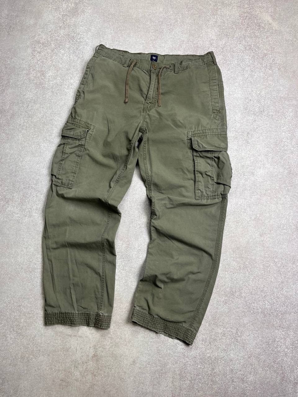 Diesel × Vintage Vintage Gap Baggy Cargo Avantgarde Pants Y2K 36x32 Size US 36 / EU 52 - 3 Thumbnail