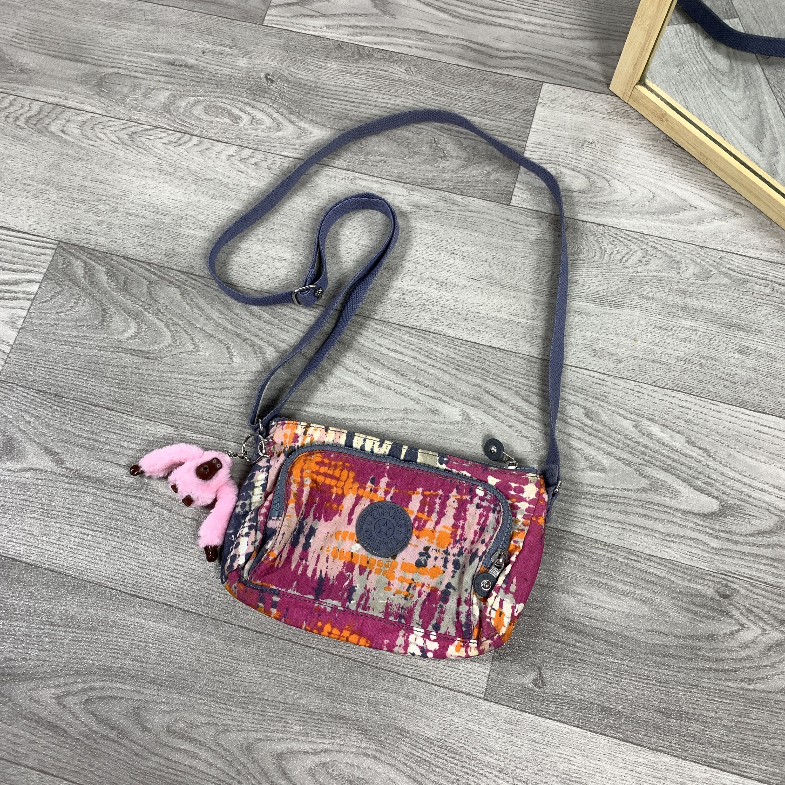 Vintage Vintage Kipling Crossbody Shoulder Bag With Pink Monkey Size ONE SIZE - 2 Thumbnail