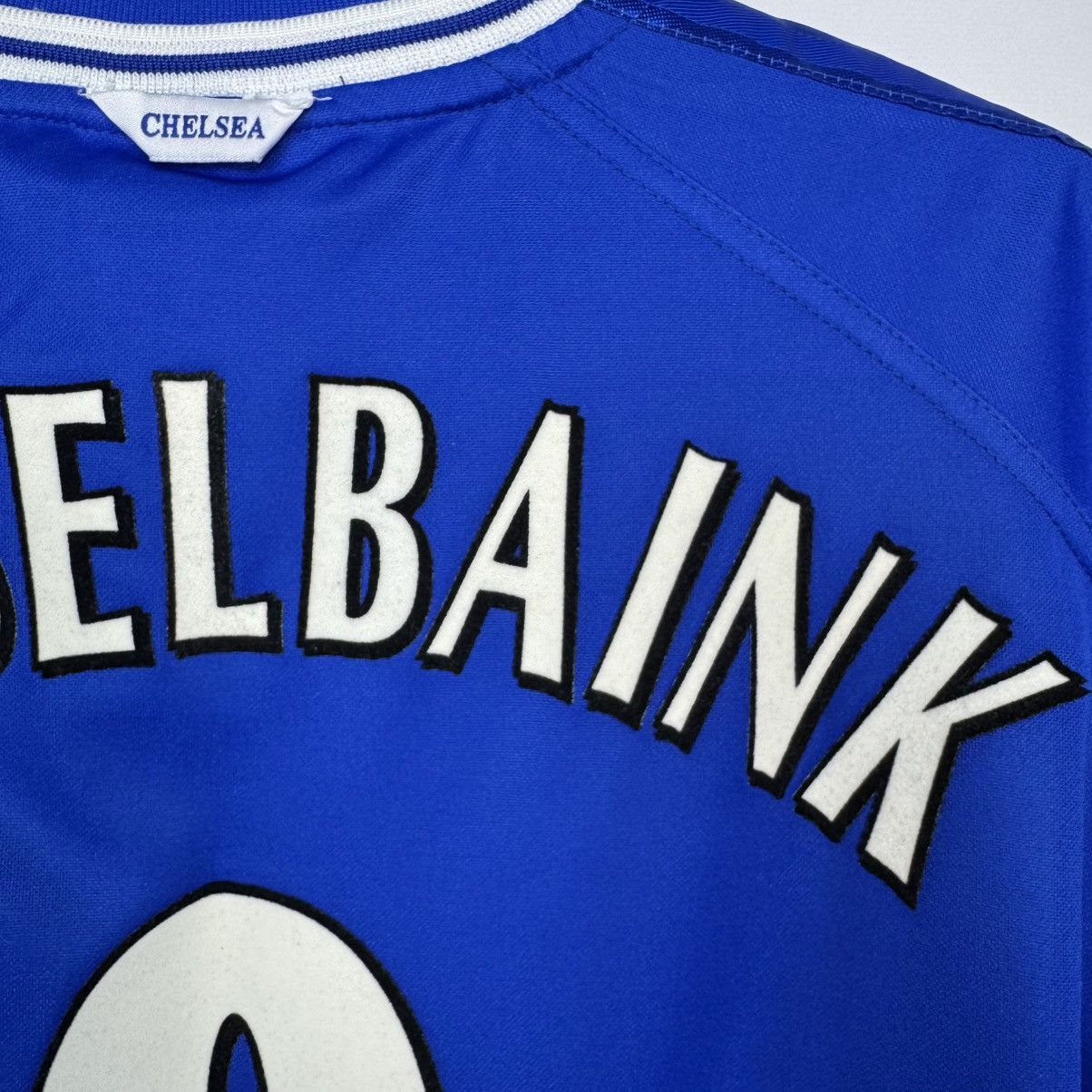 Umbro CHELSEA 1999 2000 HOME FOOTBALL SHIRT SOCCER #9 HASSELBAINK Size US XL / EU 56 / 4 - 15 Thumbnail