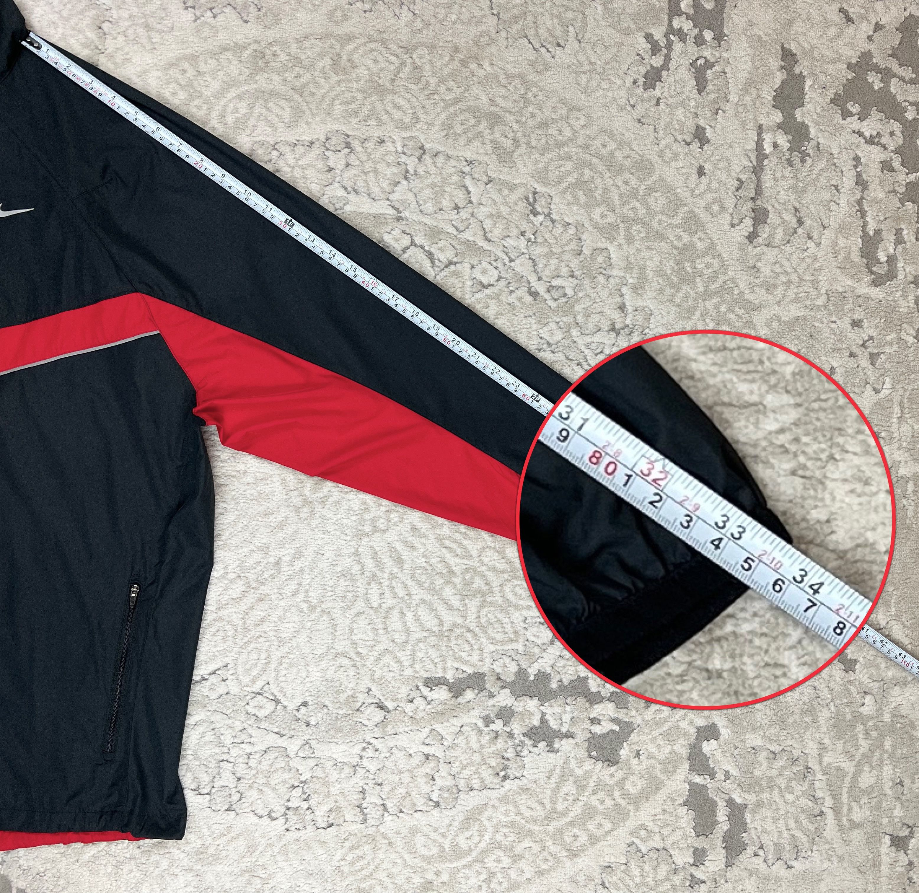 Nike Nike Training Windbreaker Light Jacket Black/Red Reflective Size US XXL / EU 58 / 5 - 18 Thumbnail