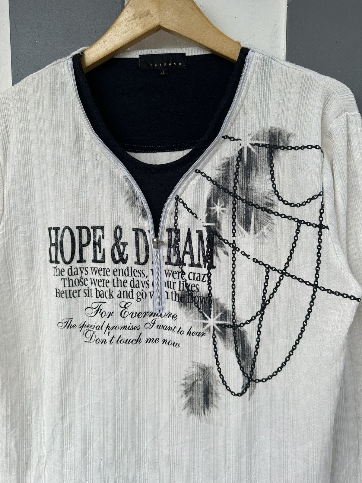 If Six Was Nine SPINASH DOUBLE LAYER CRAZY POEM SEDITIONARIES PUNK STYLE Size US M / EU 48-50 / 2 - 2 Thumbnail