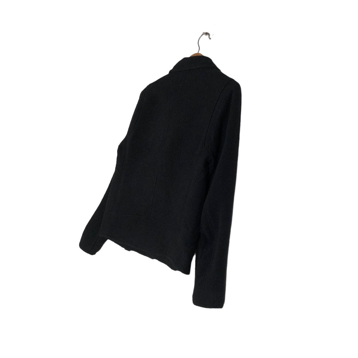Japanese Brand 📌CROPPED WOOL BIKER JACKET BEAUTY & YOUTH DOUBLE COLLAR Size US S / EU 44-46 / 1 - 4 Thumbnail