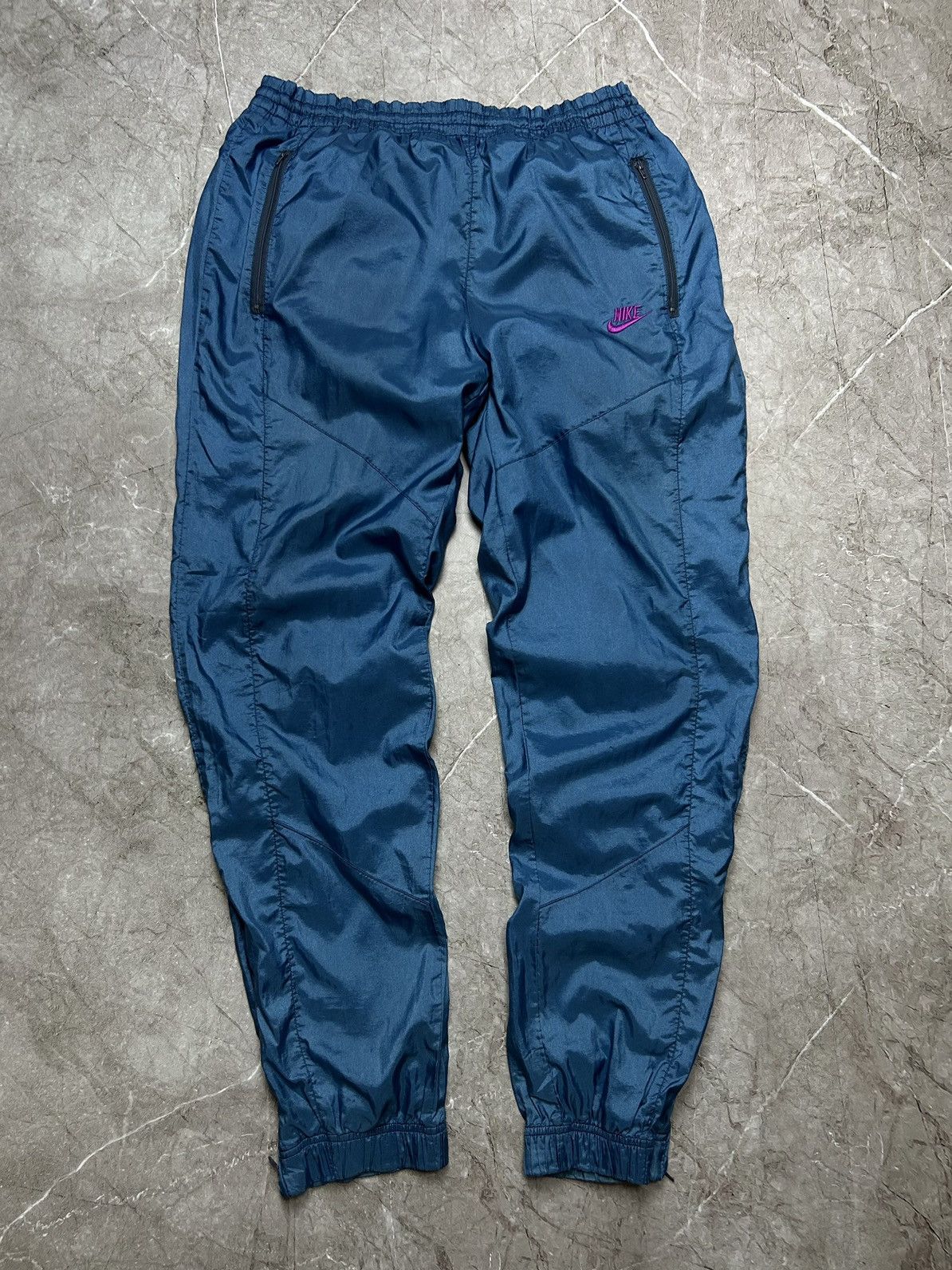 Vintage Nike Vintage Track Pants Parachute Baggy Nylon Drill Y2K 90s Size US 32 / EU 48 - 2 Thumbnail