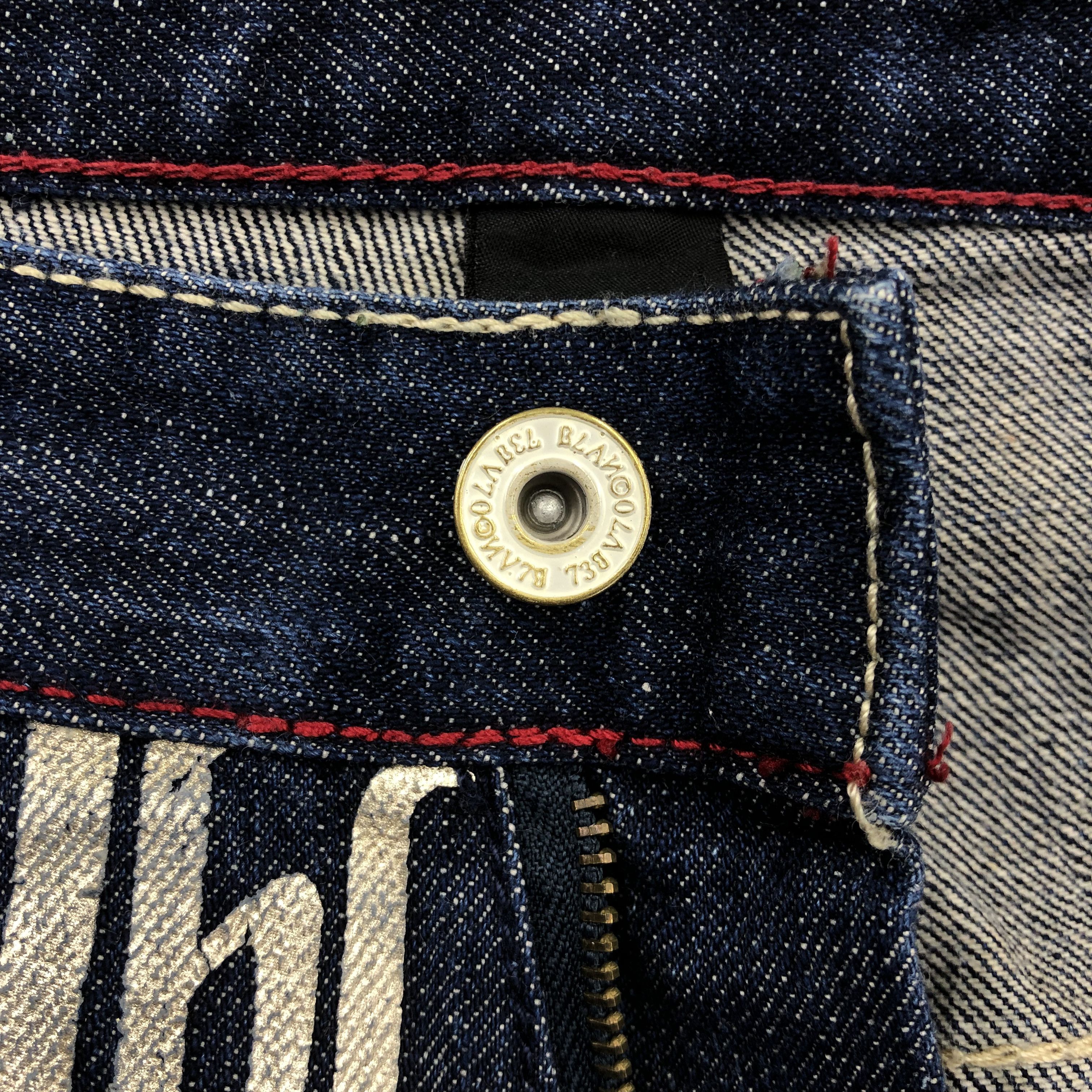 JNCO Crazy Y2K Southpole Style Baggy Japanese Skater Jeans Denim Size US 32 / EU 48 - 8 Thumbnail