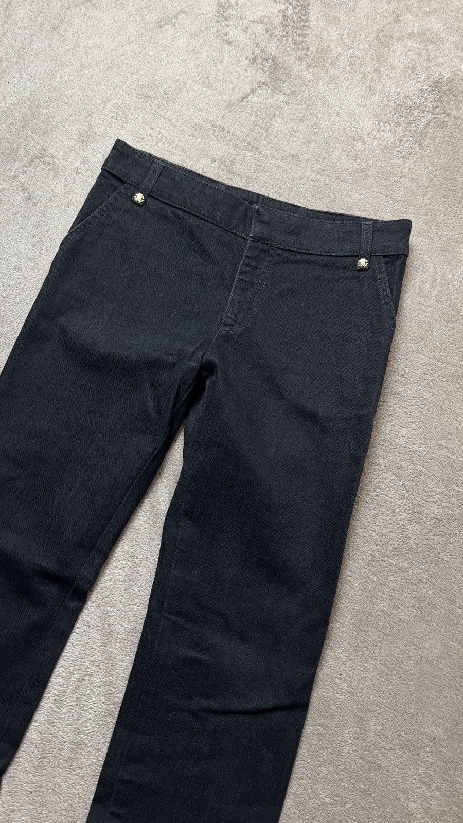 Roberto Cavalli Y2K Faded Punk Jeans grunge LGB hedi slimane dior ysl acne Size 27" / US 4 / IT 40 - 4 Thumbnail