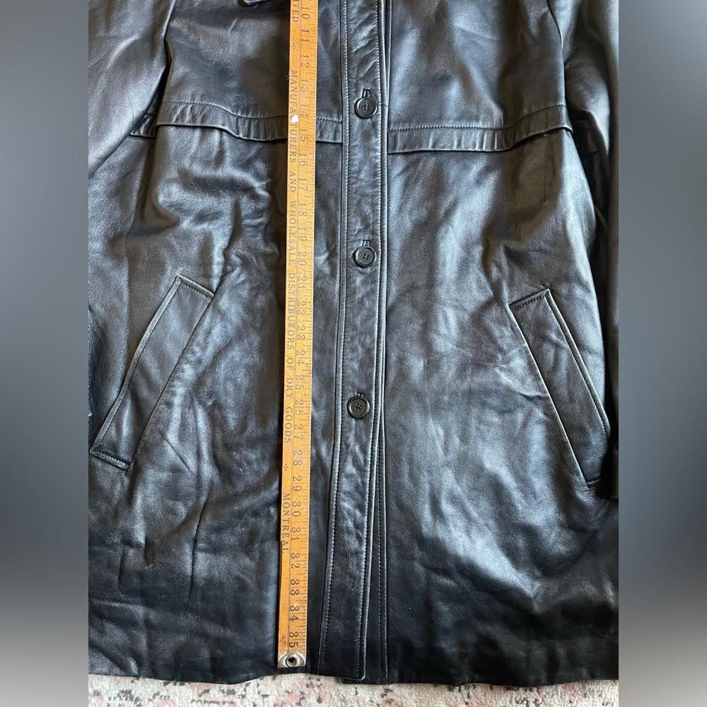 Danier Danier black oversized leather jacket. Size XXL / US 16-18 / IT 52-54 - 4 Thumbnail
