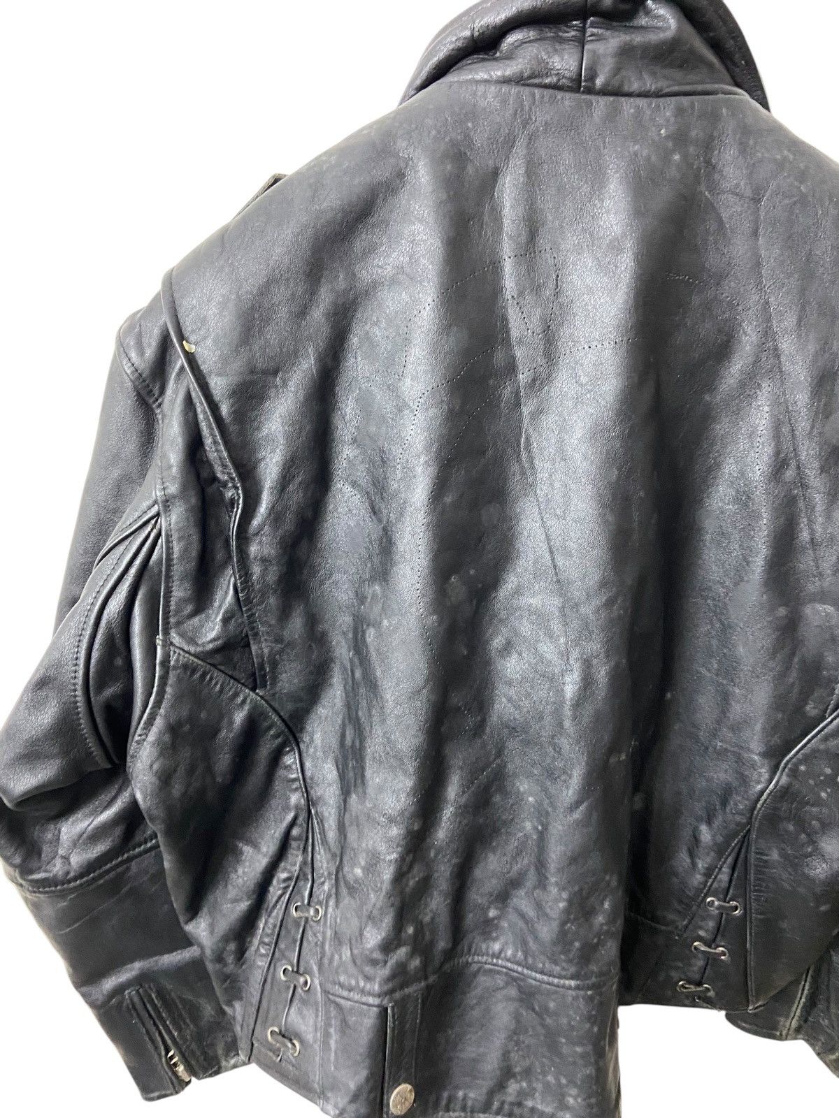 Avirex Avirex Black Leather Jacket Size US L / EU 52-54 / 3 - 7 Thumbnail