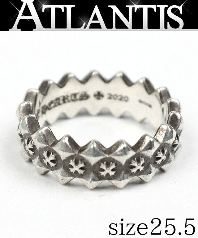 Chrome Hearts Chrome Hearts Pyramid Plus Bubblegum Ring / Size 3