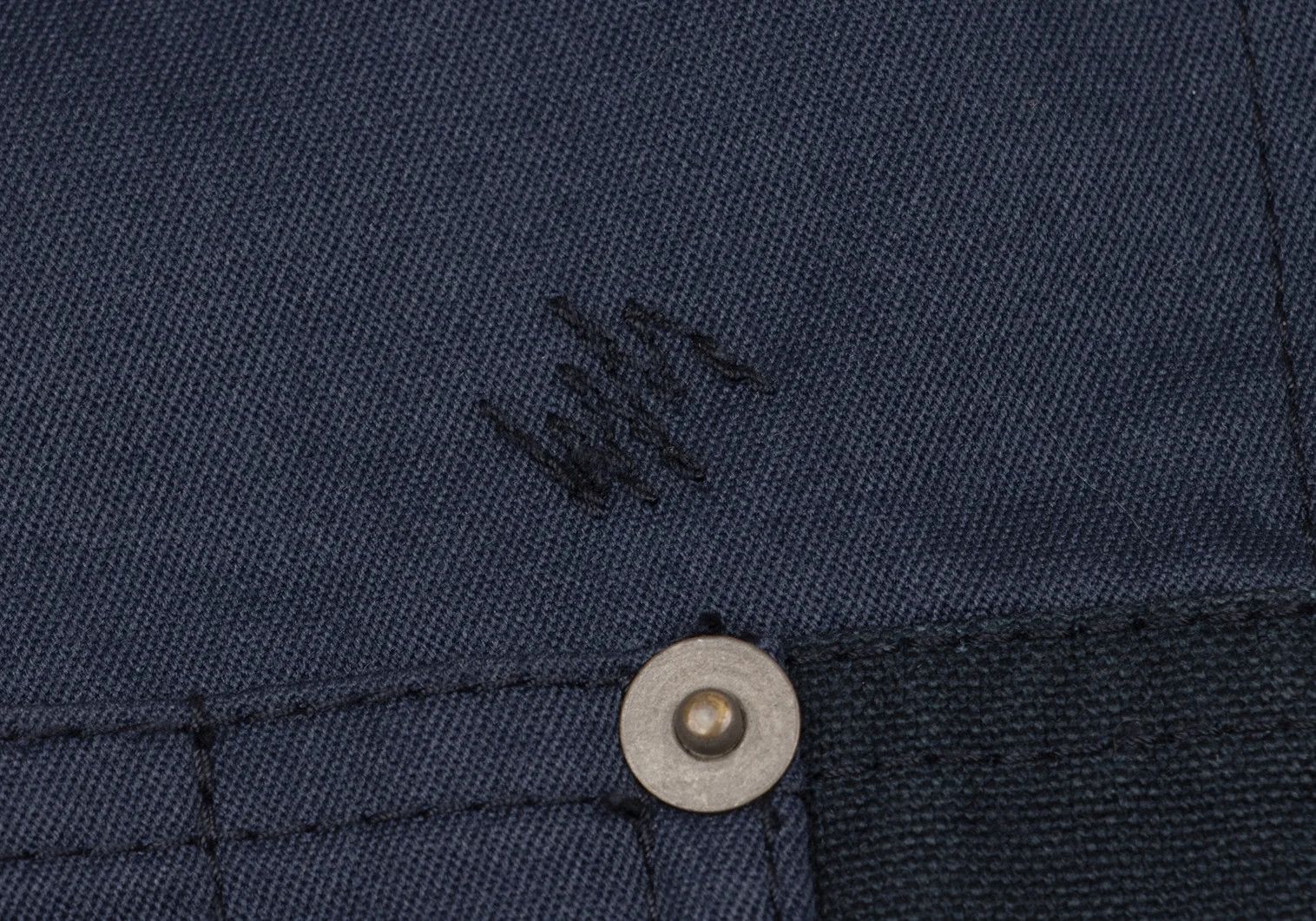 Junya Watanabe Color Block Hoodie Coverall in Navy, Size XS Size US XS / EU 42 / 0 - 12 Thumbnail