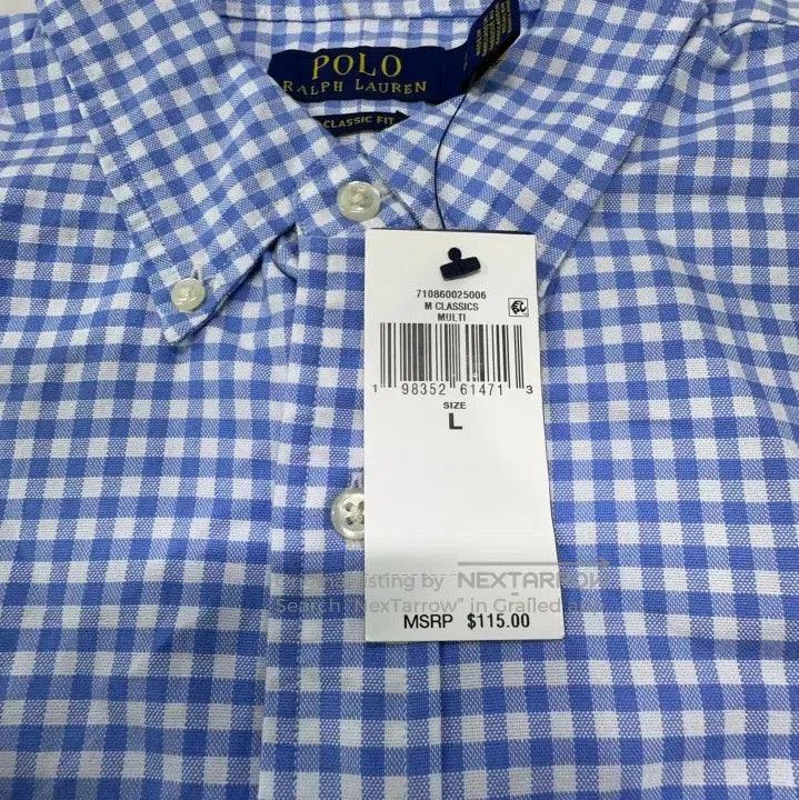 Polo Ralph Lauren Polo Ralph Lauren Blue Check Short. Size US L / EU 52-54 / 3 - 6 Thumbnail