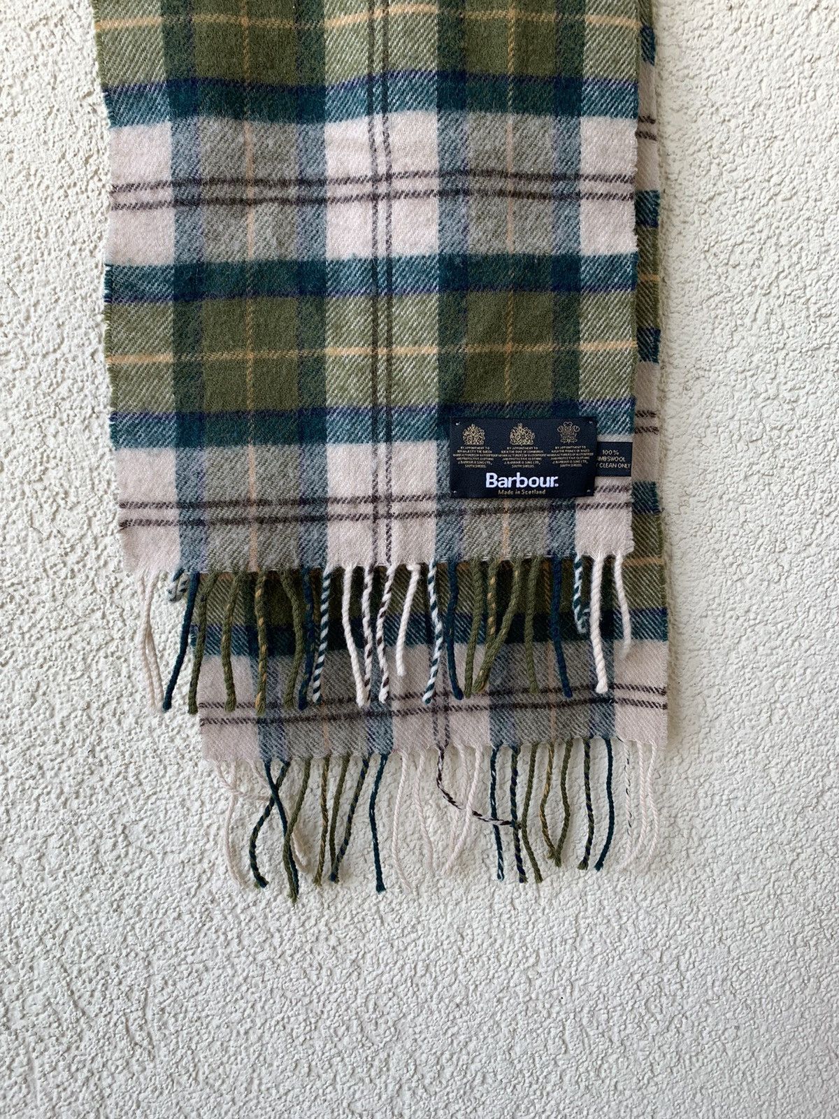 Barbour Vintage Barbour Scarf Wool Size ONE SIZE - 5 Thumbnail