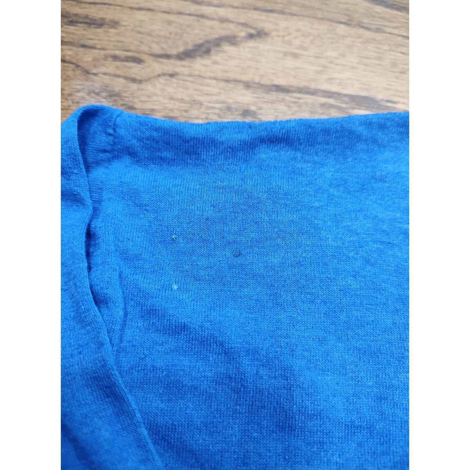 Vintage VINTAGE Russell Mens Large Blue Long Sleeve T Shirt Preppy Lakers Volleyball 80s 90s Retro College USA Size US L / EU 52-54 / 3 - 6 Thumbnail