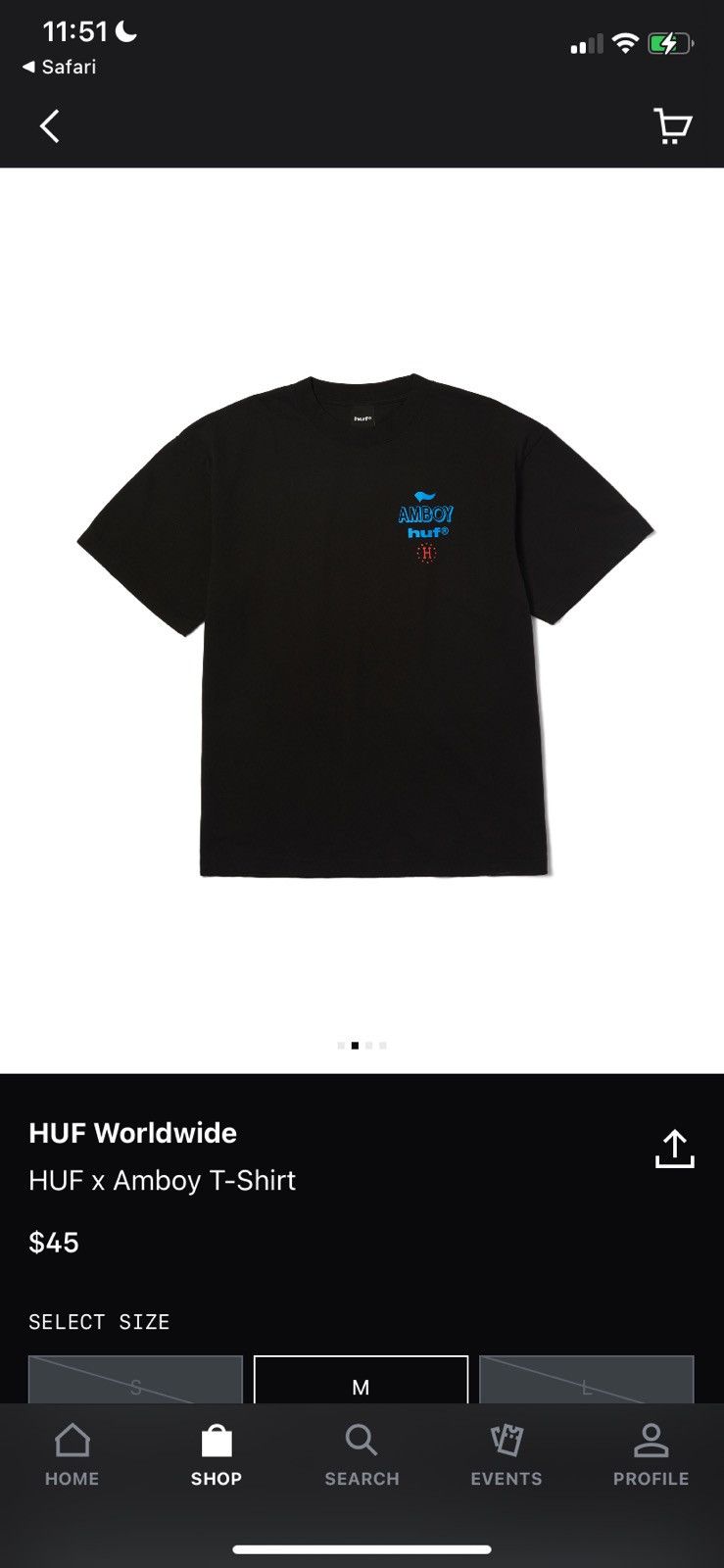 Huf HUF AMBOY Burger Complex Family Style Collab Tee Size US XXL / EU 58 / 5 - 8 Thumbnail
