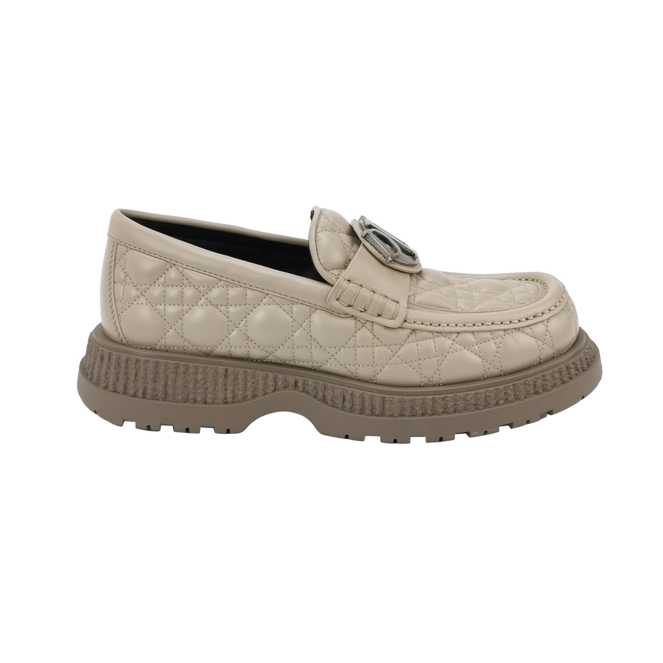 Dior Dior Quilted Cannage Buffalo Leather Loafers 40 Size US 7 / EU 40 - 1 Thumbnail