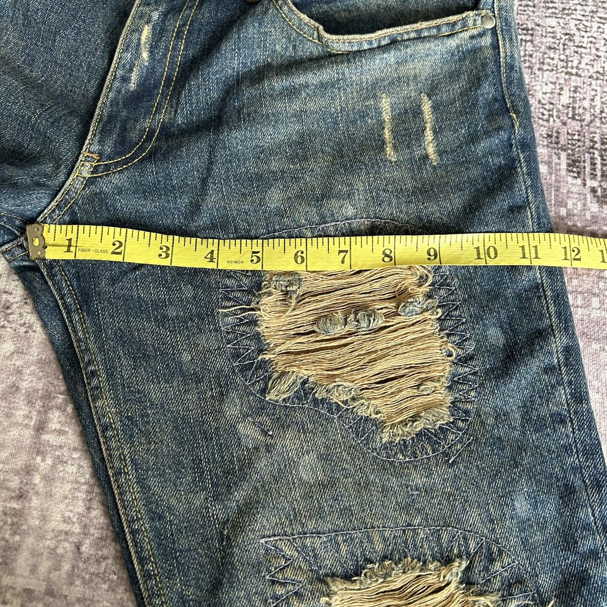 Tornado Mart Y2k Punk Distressed Nicole Jeans Size US 35 - 16 Thumbnail