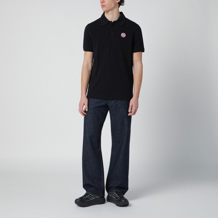 Canada Goose o1d2blof0226 Polo Shirt With Logo Patch in Black Size US S / EU 44-46 / 1 - 2 Thumbnail