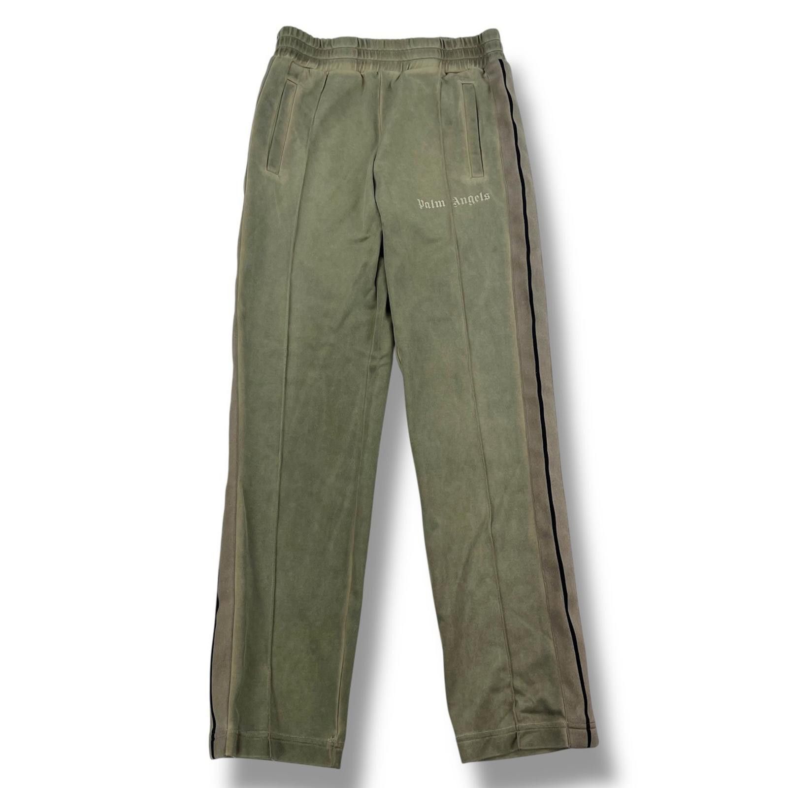 Palm Angels Palm Angels Khaki Garment Dyed Sweatpants Size US 32 / EU 48 - 2 Thumbnail