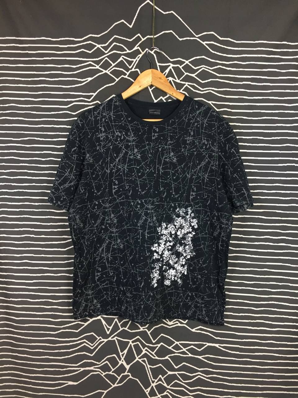 Designer Paco Rabanne Paris All Over Print Patterned Tee Size US L / EU 52-54 / 3 - 1 Thumbnail
