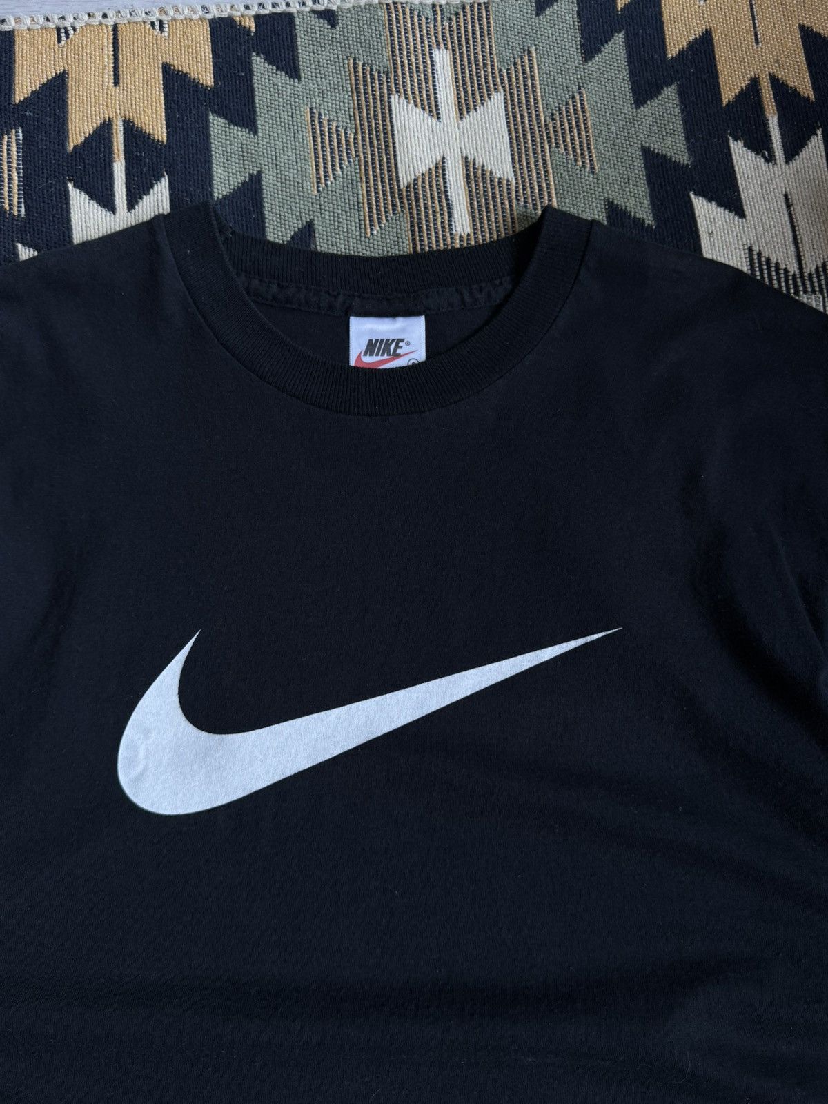 Nike Vintage 90’s Nike Big Swoosh Oversized T-shirt Size US S / EU 44-46 / 1 - 6 Thumbnail