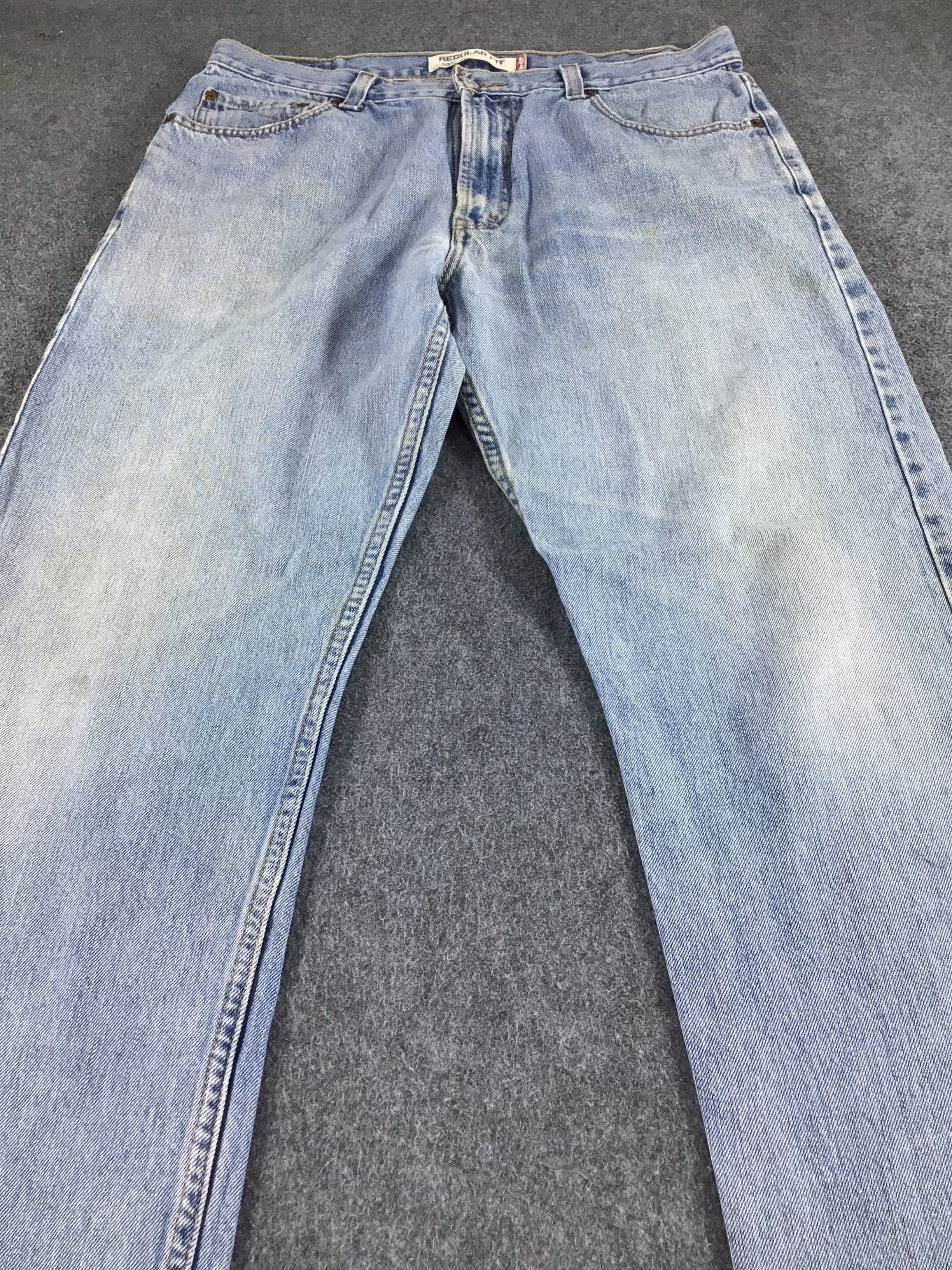 Levi's Vintage Levis 505 Jeans Faded Blue Denim -J587 Size US 35 - 3 Thumbnail