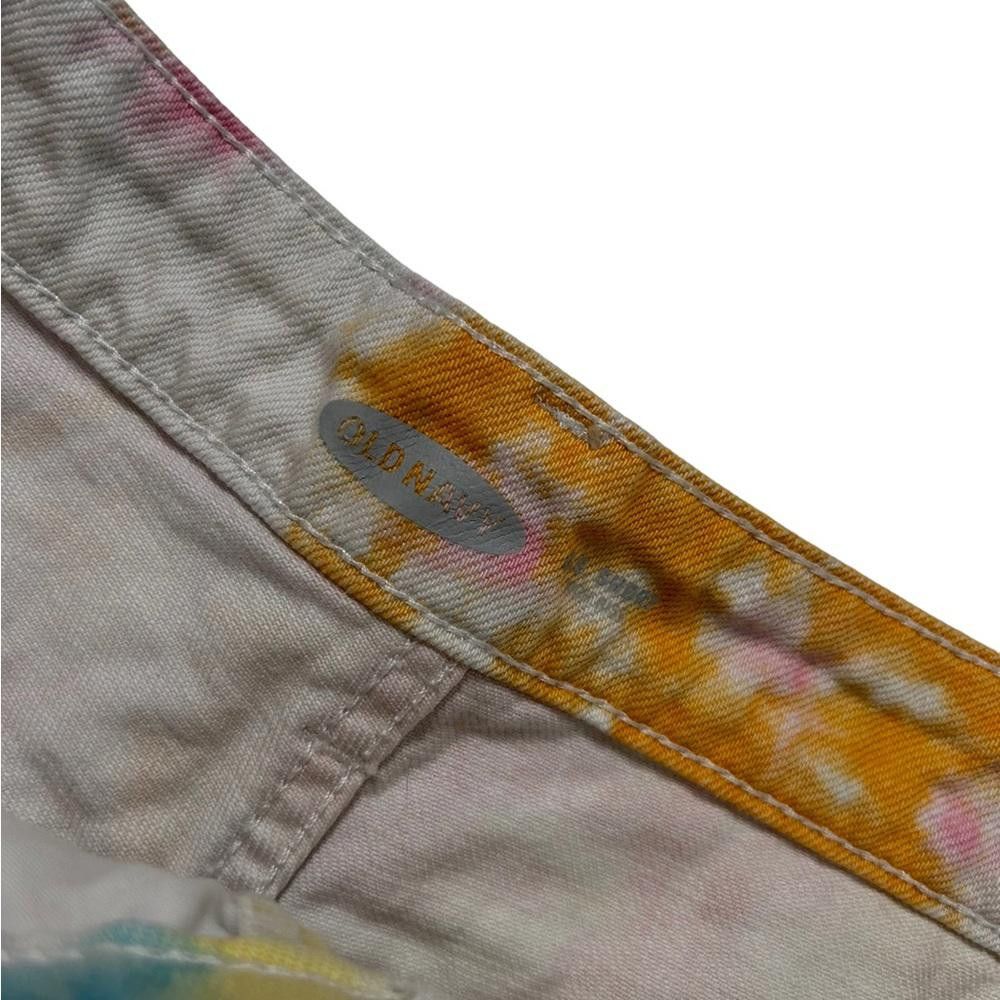 Old Navy High Rise Tie Dyed Denim Shorts Size 0 Size 25" / US 0 / IT 36 - 7 Thumbnail