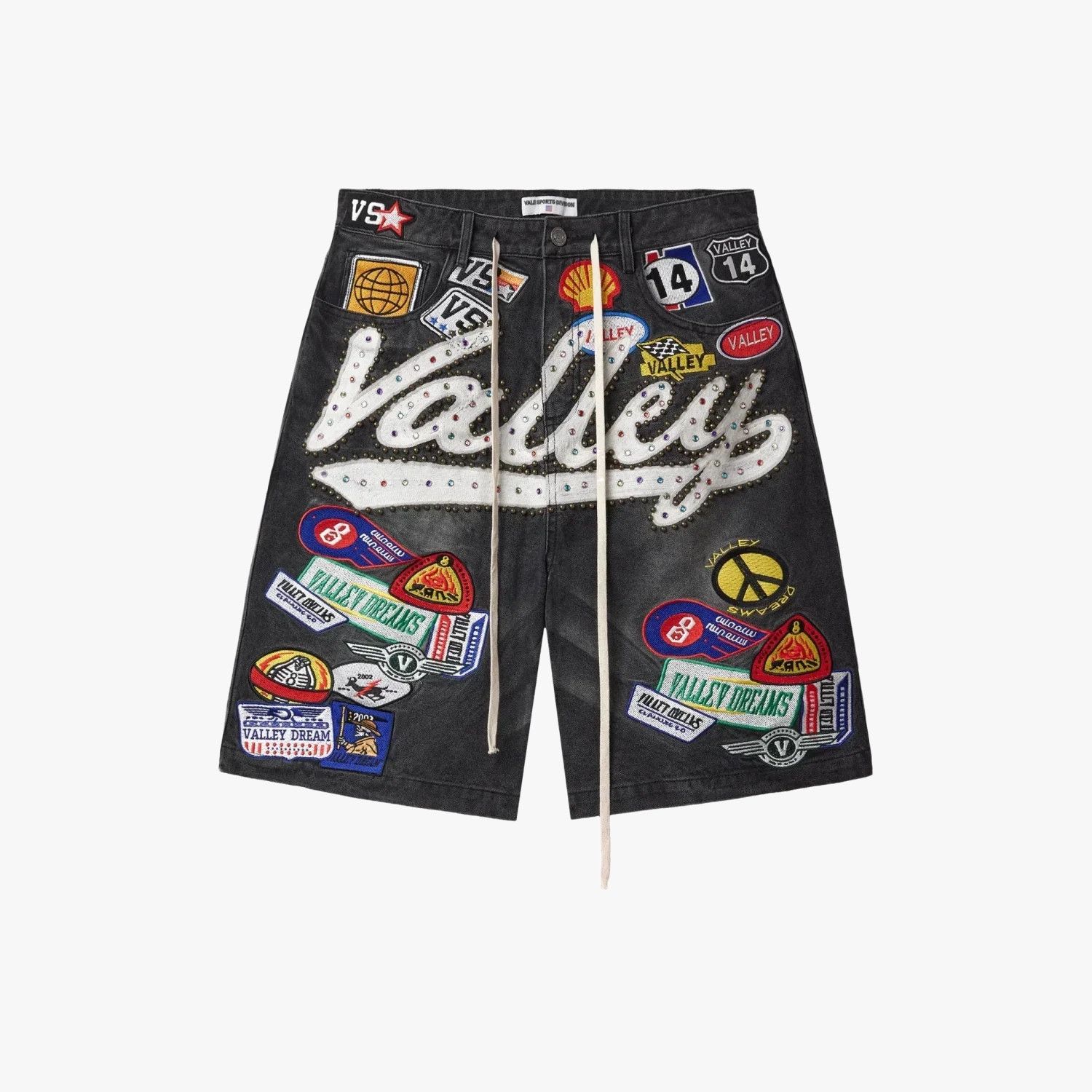 Vale Vale Forever '1980's' Black Jean Shorts Size US 34 / EU 50 - 1 Preview