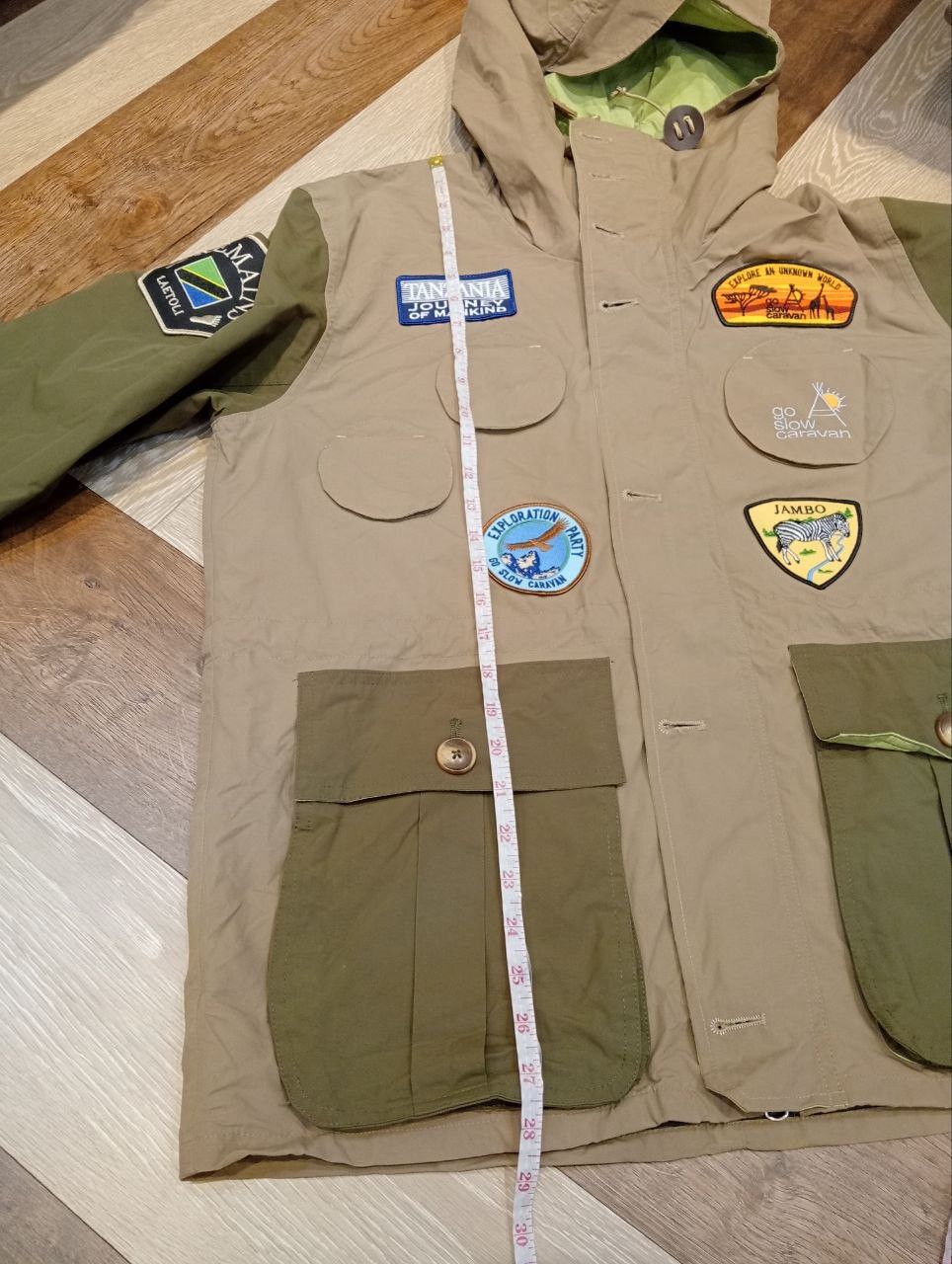 go slow caravan GO SLOW CARAVAN BREATHABLE PATCH MOUNTAIN PARKA JACKET Size US XL / EU 56 / 4 - 19 Thumbnail