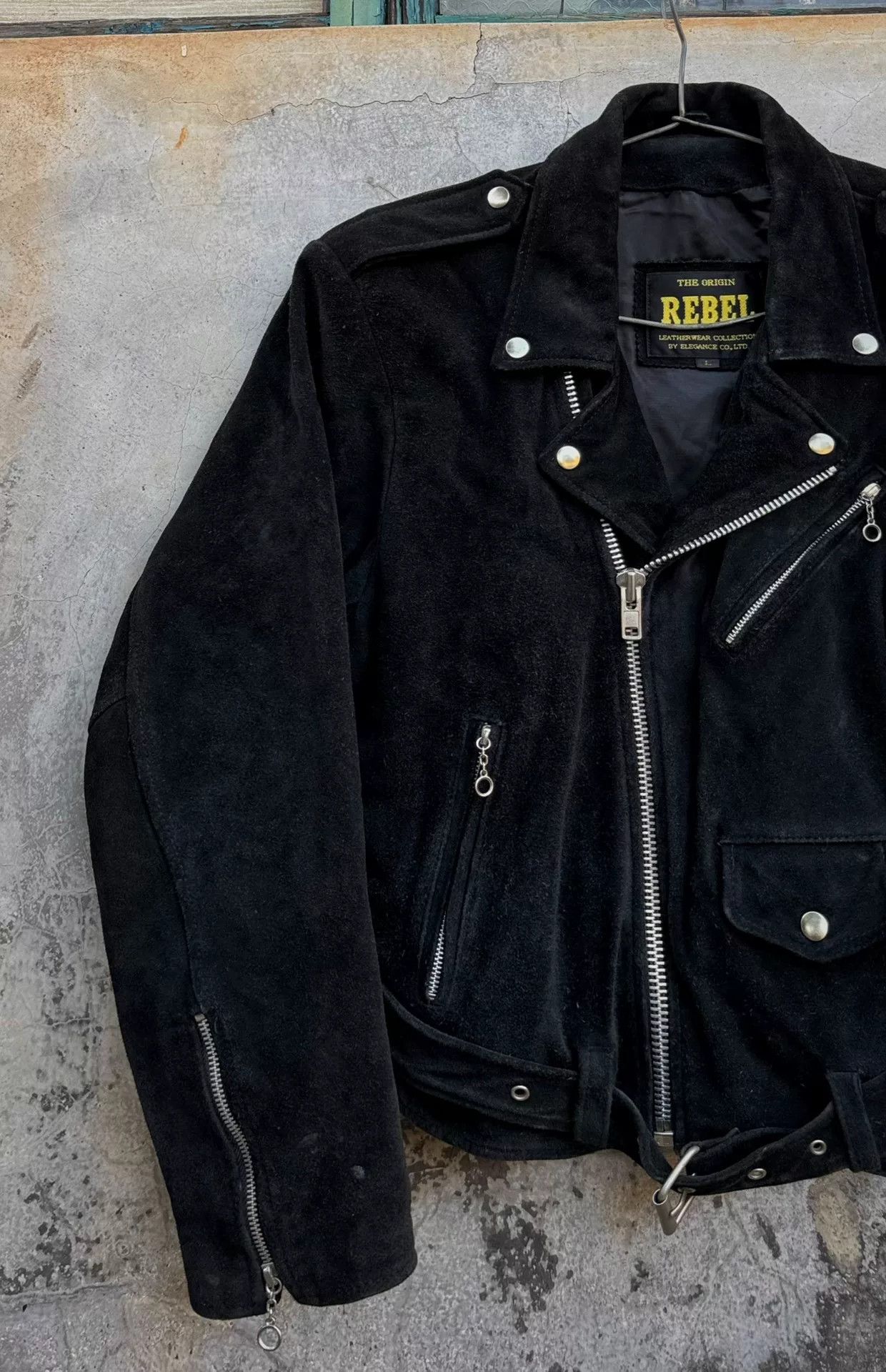 Vintage Vintage Rebel Moto Leather Jacket Size US L / EU 52-54 / 3 - 1 Thumbnail