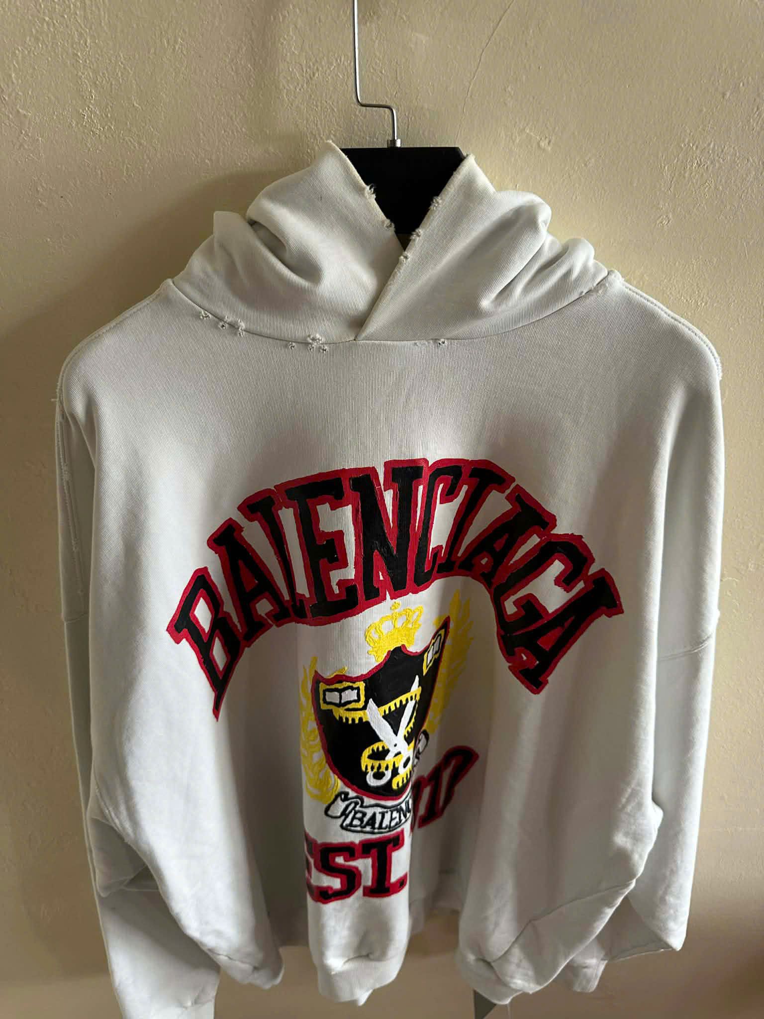 Balenciaga BALENCIAGA HOODIE Size US S / EU 44-46 / 1 - 3 Thumbnail