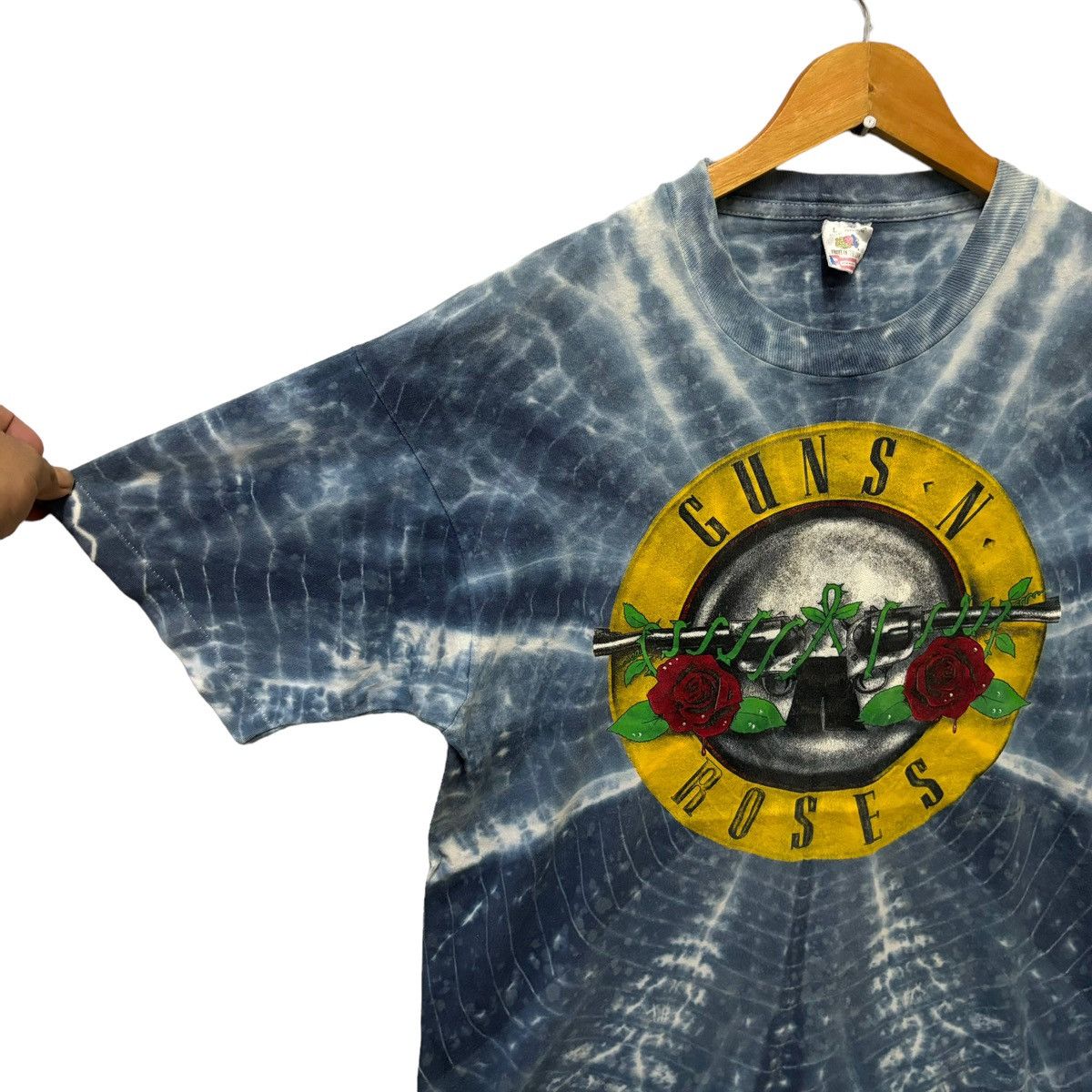 Band Tees × Guns N' Roses × Vintage Vintage Gun N Roses Tye Dye Tshirt Size US L / EU 52-54 / 3 - 7 Thumbnail