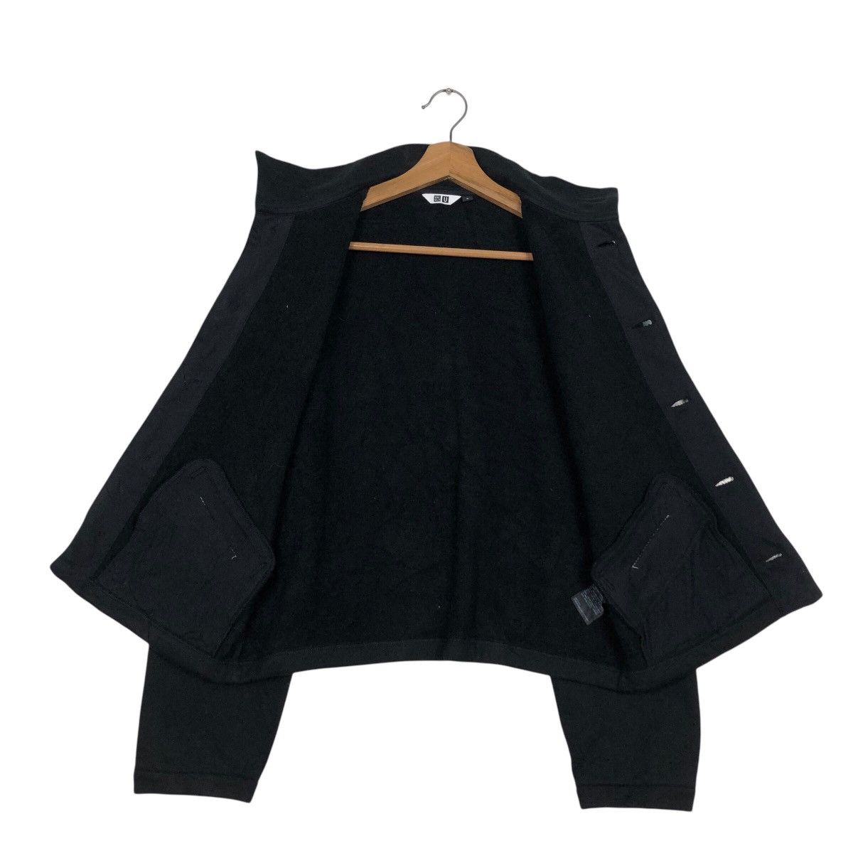 Japanese Brand 📌Rich Black Vintage Cardigan Jacket Uniqlo Undercover Size US M / EU 48-50 / 2 - 14 Thumbnail