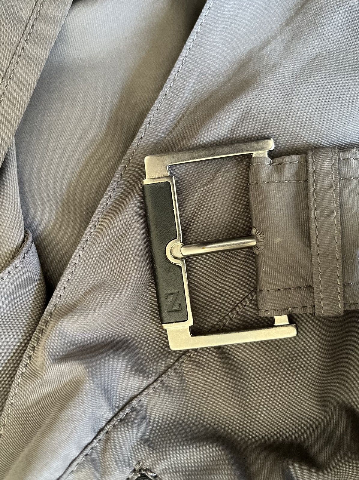 Designer × Z Zegna Z Zegna Lightweight Grey Belted Trench Coat Grey Size L Size US L / EU 52-54 / 3 - 6 Thumbnail