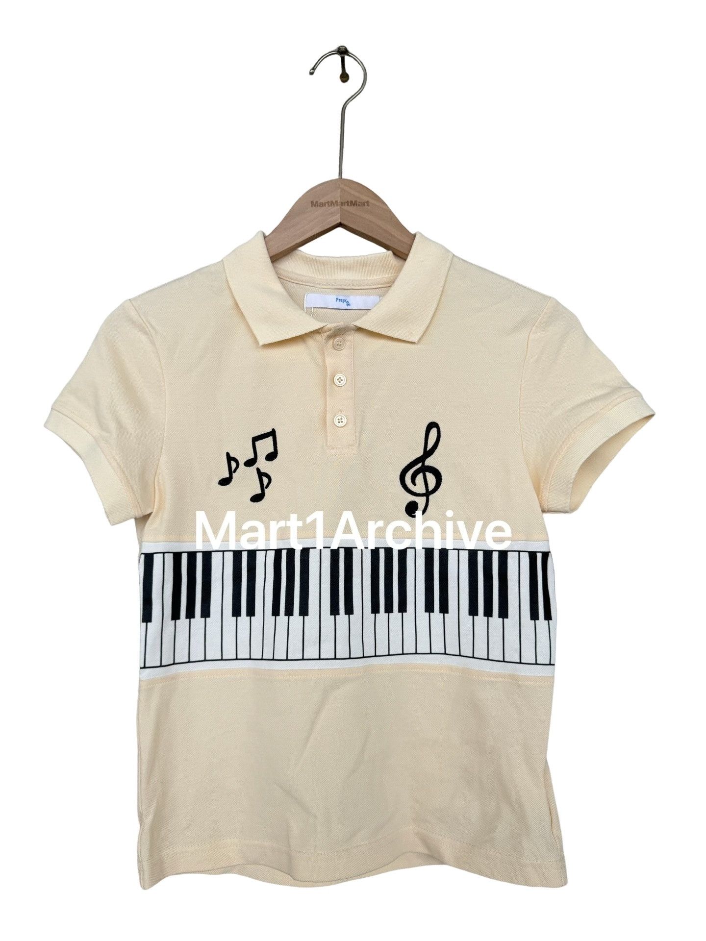 Praying Praying Piano Keys Polo Size L Size L / US 10 / IT 46 - 1 Thumbnail