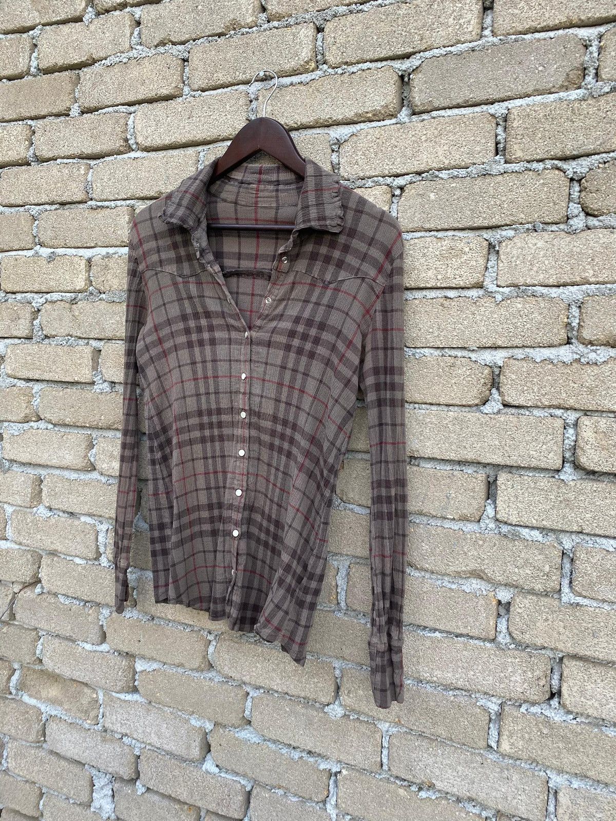 Tsumori Chisato Tsumori Chisato Pearl Snap Button Shirt Longsleeve Size M / US 6-8 / IT 42-44 - 5 Thumbnail