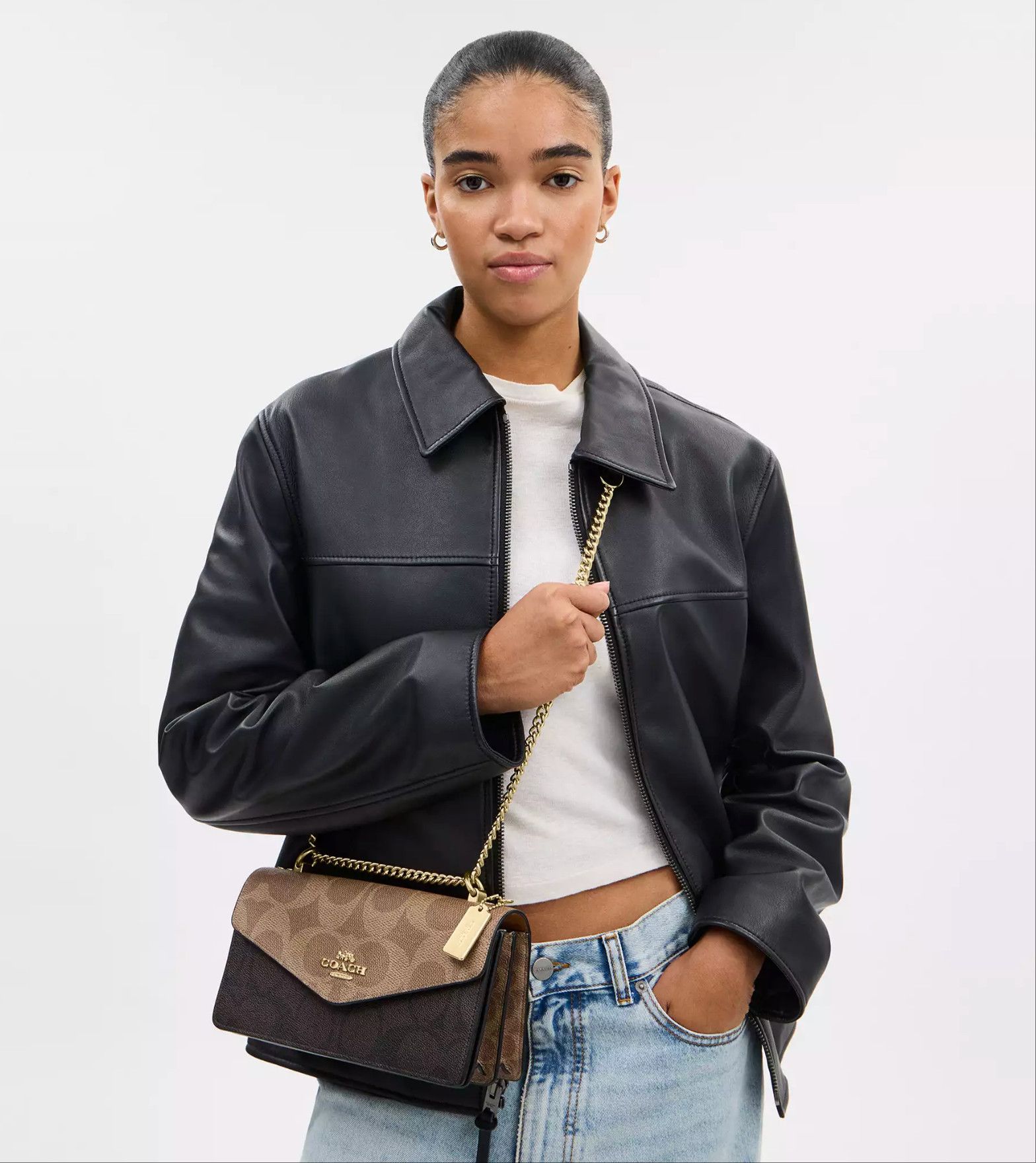 Coach Klare Envelope Crossbody Bag In Blocked Signature CBI99 Size ONE SIZE - 8 Thumbnail