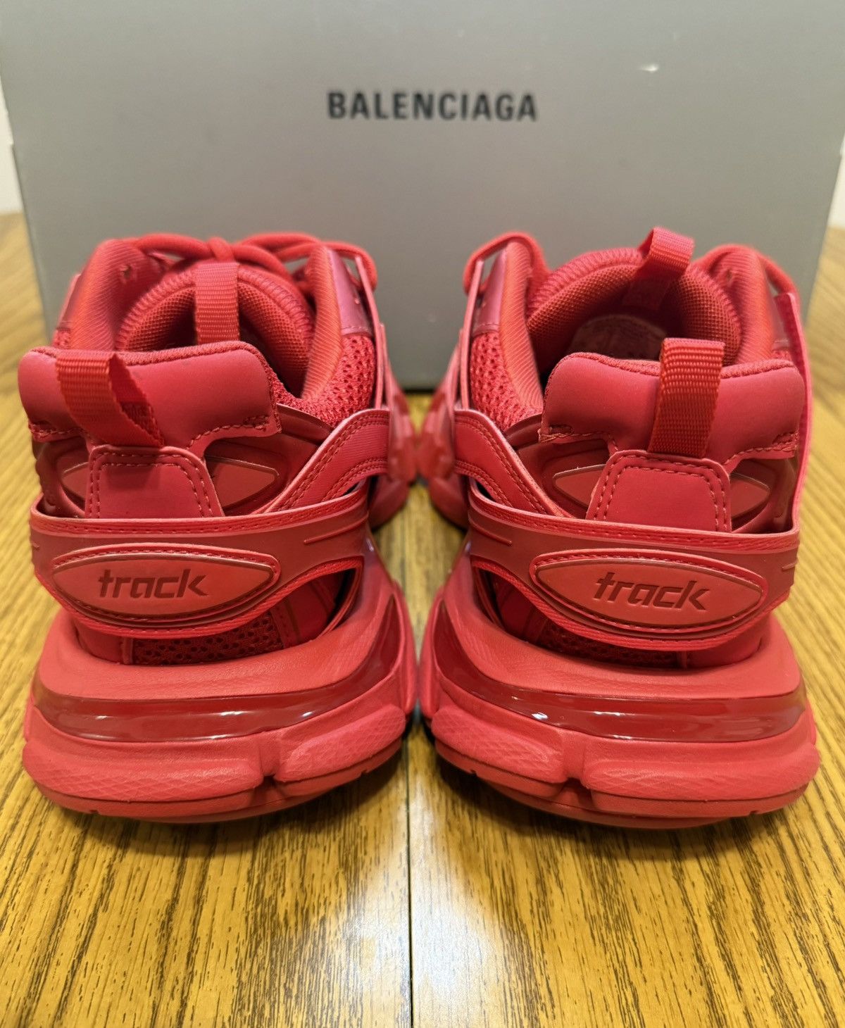 Balenciaga Balenciaga Track Sneaker (Red) Size US 8 / EU 41 - 5 Thumbnail