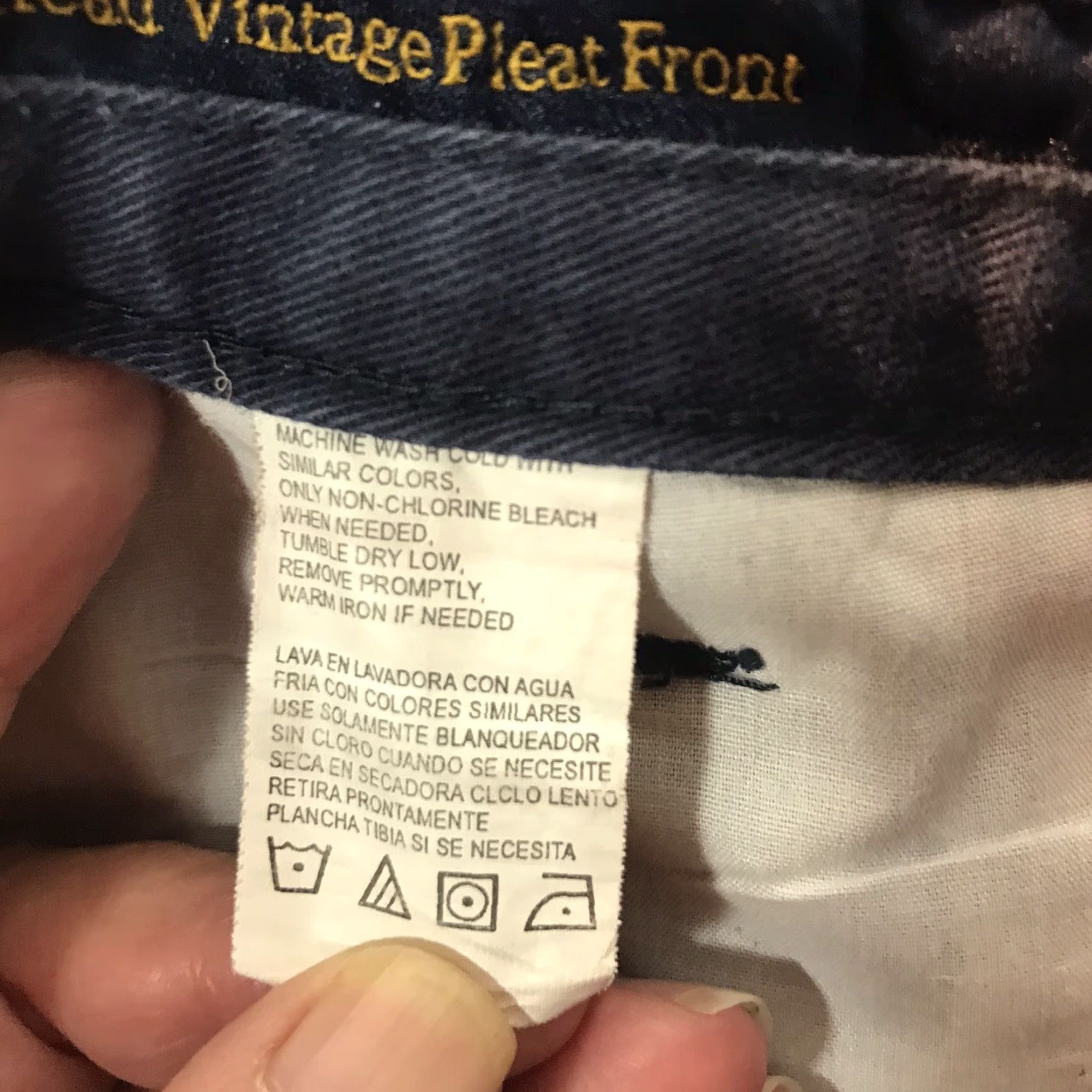 Vintage VINTAGE Duckhead Men's Pants Size 38x30 Cotton Khaki Pleated Straight Fit Casual Workwear Size US 38 / EU 54 - 8 Thumbnail