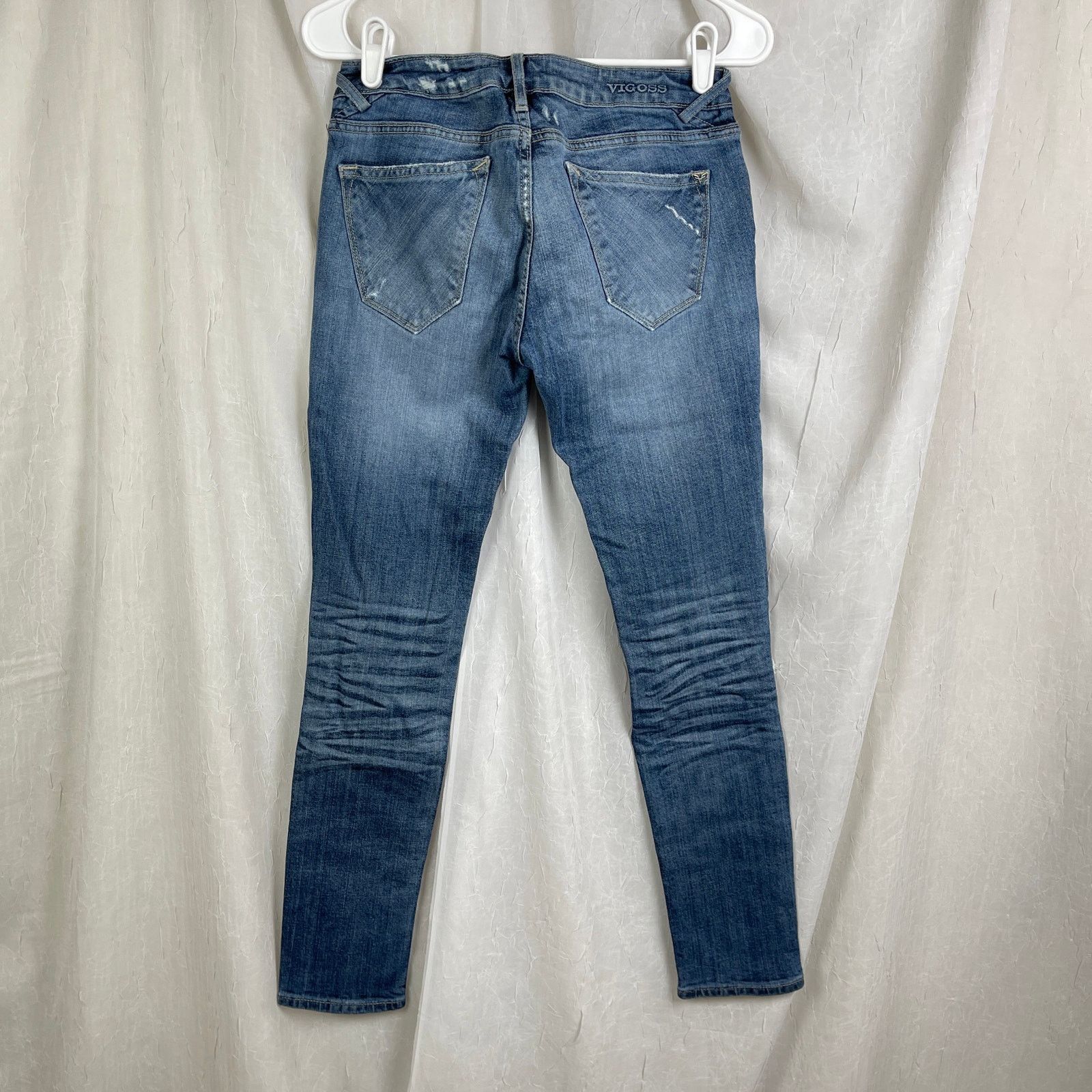 Other Vigoss The Thompson Tomboy Ripped Skinny Denim Jeans Size 26 Size 26" / US 2 / IT 38 - 3 Thumbnail