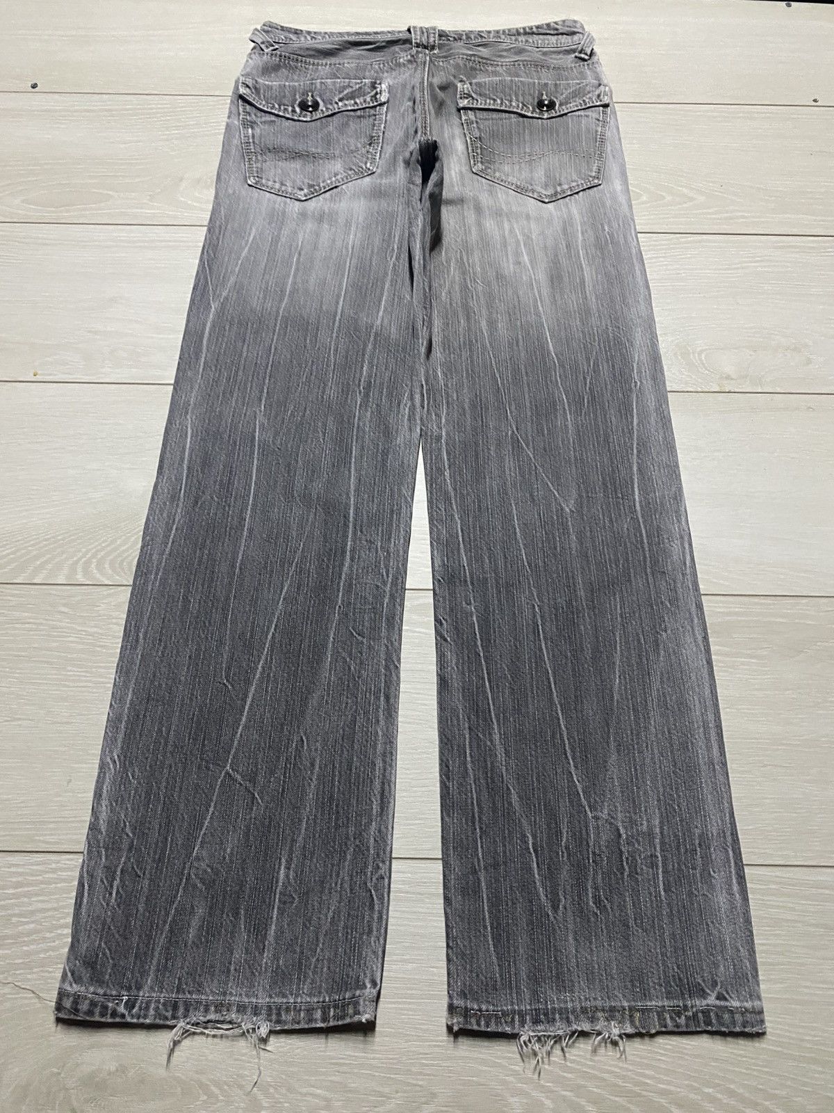 Japanese Brand Vintagw Japanese Brand Avail Garment Distressed Thunder Jean Size US 28 / EU 44 - 2 Thumbnail