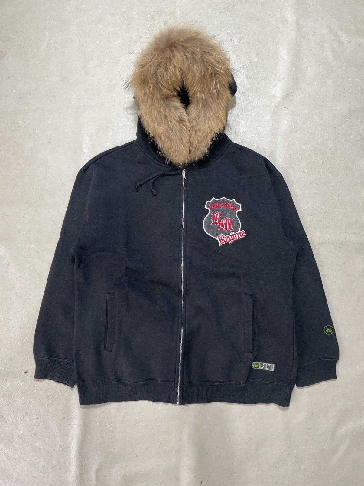 Japanese Faux Fur Zip Hoodie Gothic ifsix Style