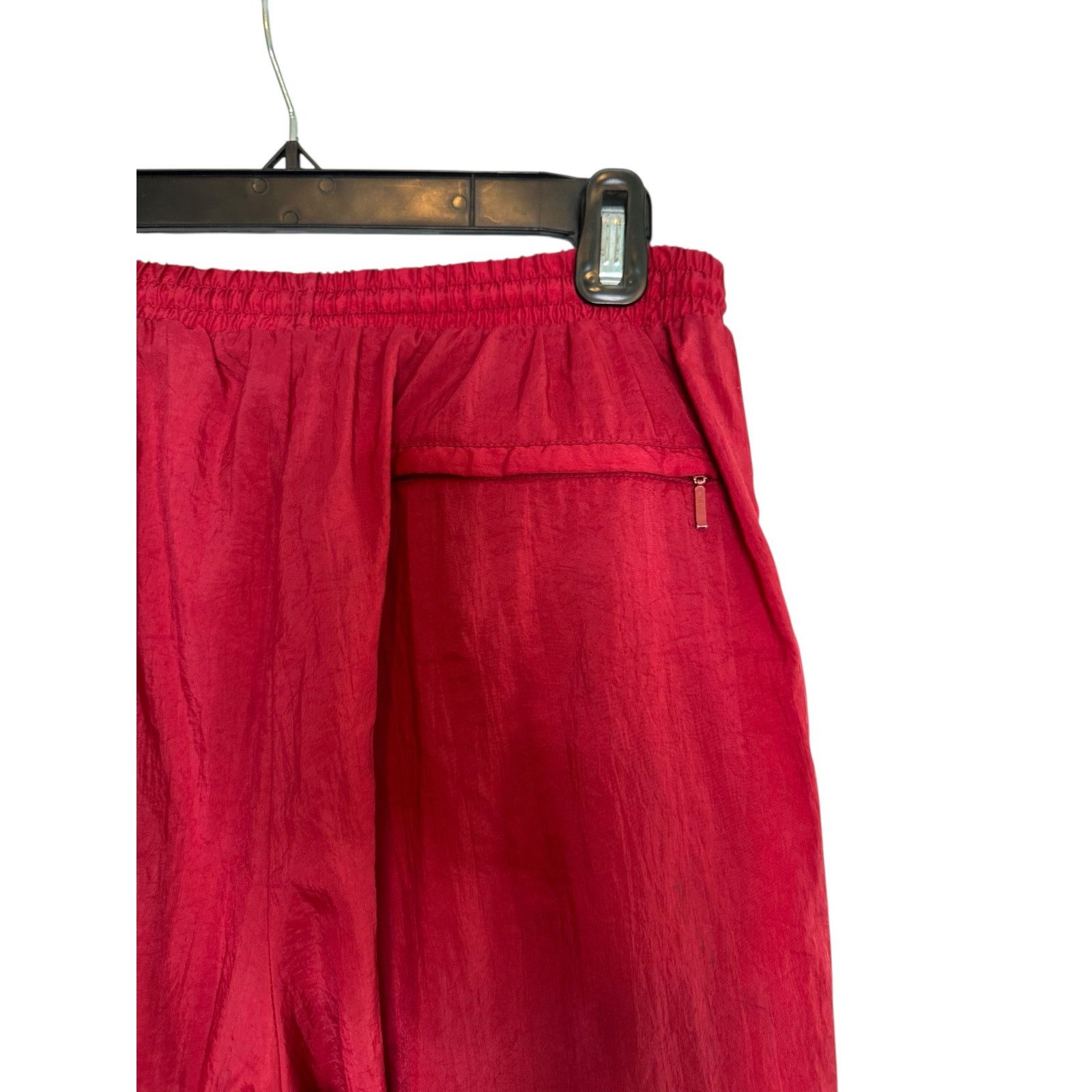 Nike Nike sports vintage red pleated windbreaker pants size M Size 30" / US 8 / IT 44 - 8 Thumbnail