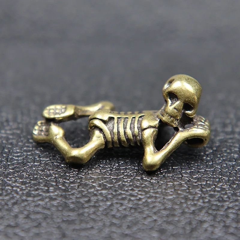 Handmade 3Pcs Skeleton Body Knife Beads Paracord Bead Zipper Umbrella Size ONE SIZE - 6 Thumbnail