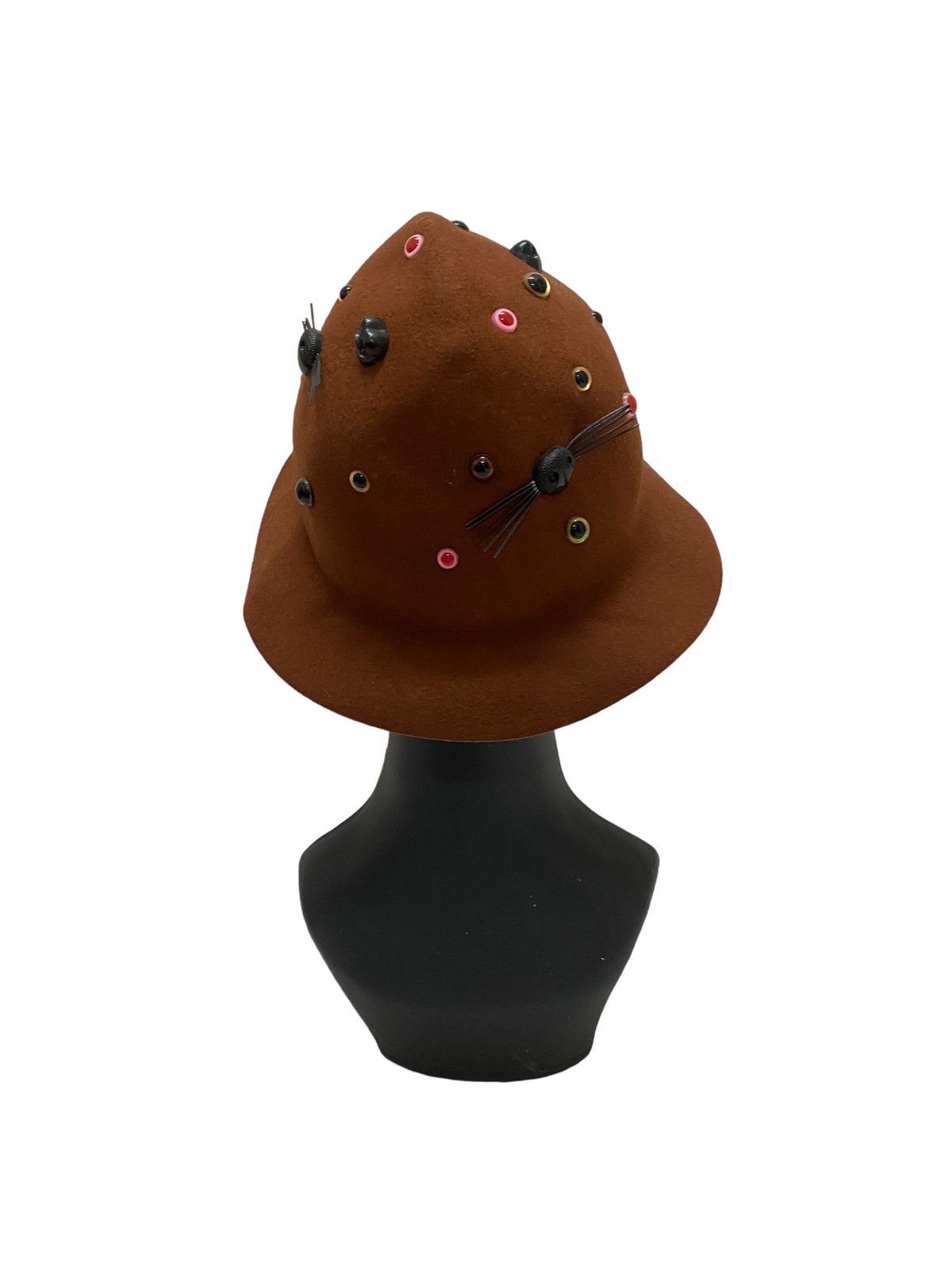 Art Comes First Rare Ne-net By Issey Miyake Beads Wool Hat Size ONE SIZE - 4 Thumbnail