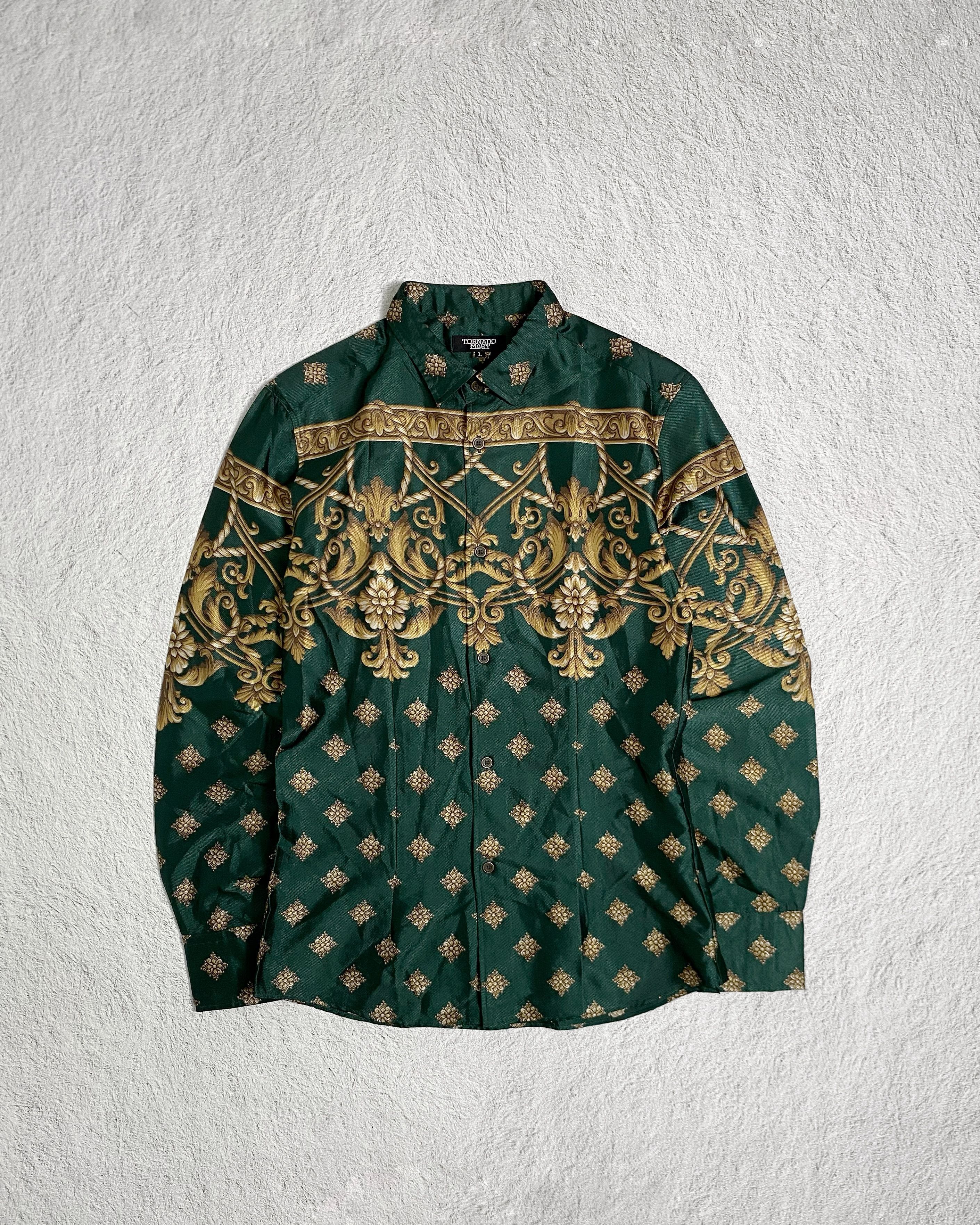 Tornado Mart Tornado Mart Vintage Sheer Flowered Shirt From